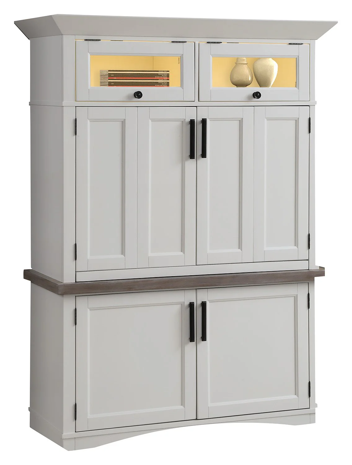 AMERICANA MODERN - COTTON Workstation with LED Light - Image 5