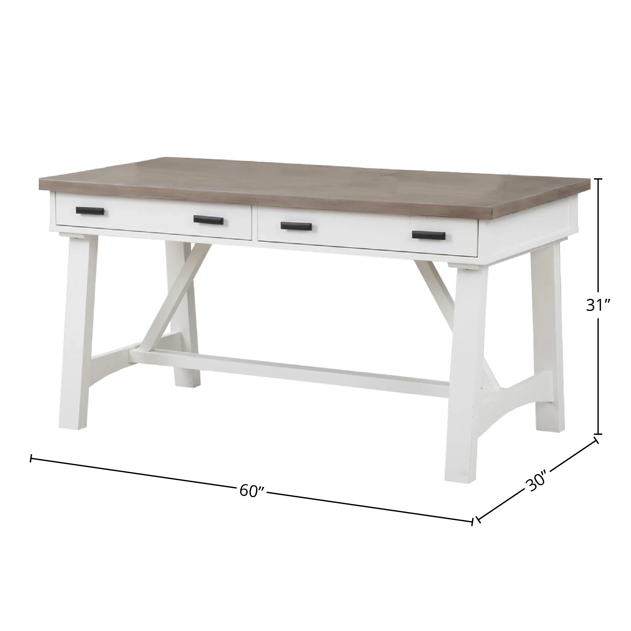 AMERICANA MODERN - COTTON 60" Writing Desk - Image 3