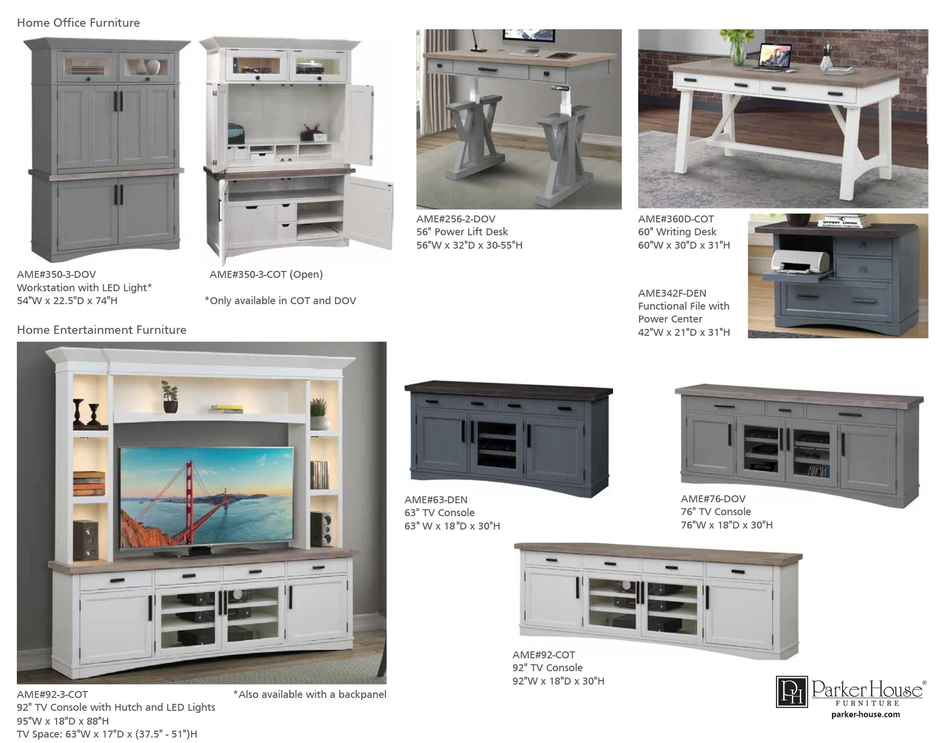 AMERICANA MODERN - DENIM 76" TV Console - Image 6