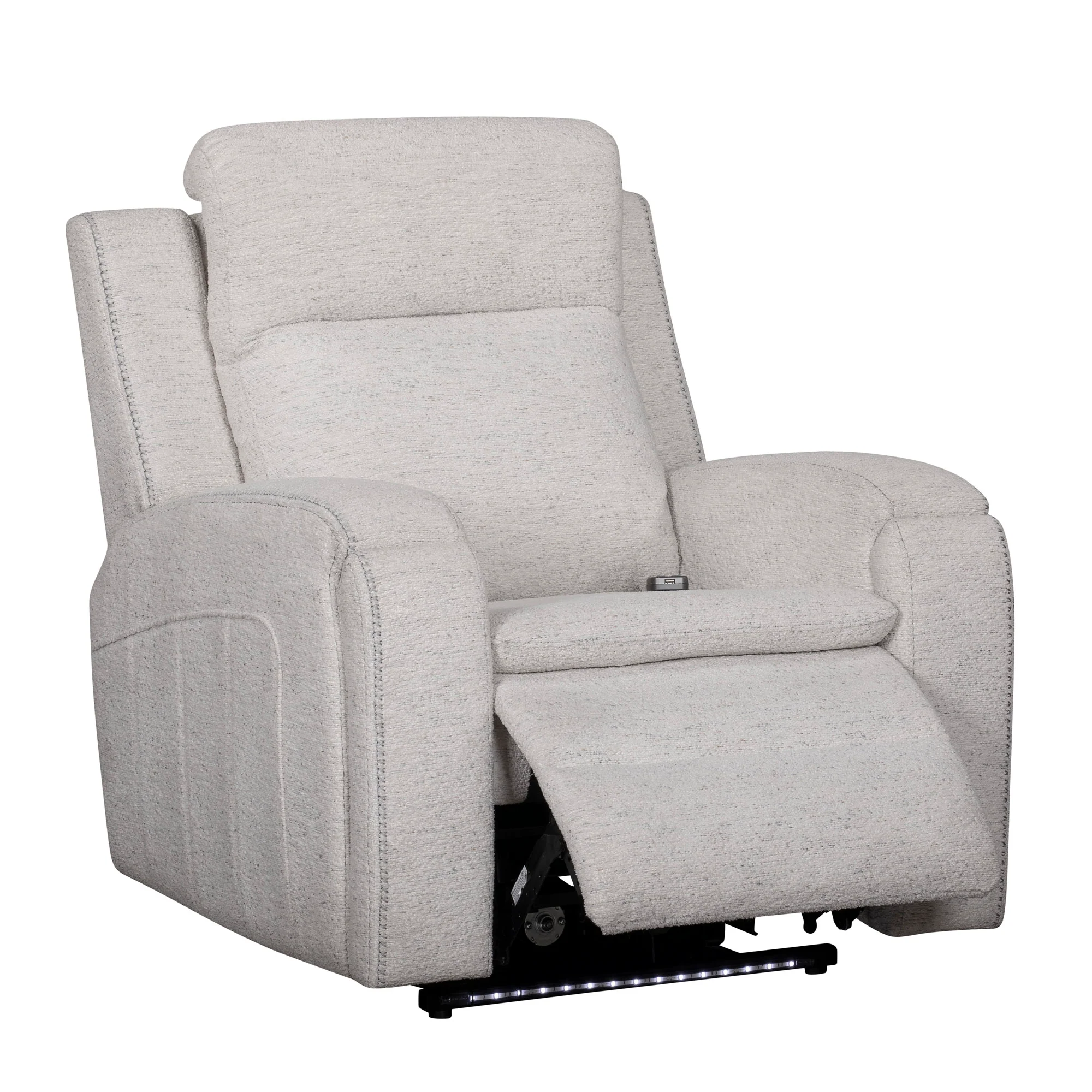 ARMSTRONG - CLEARWATER SAND Power Recliner with Heat, Massage & Auto-Glide - Image 6