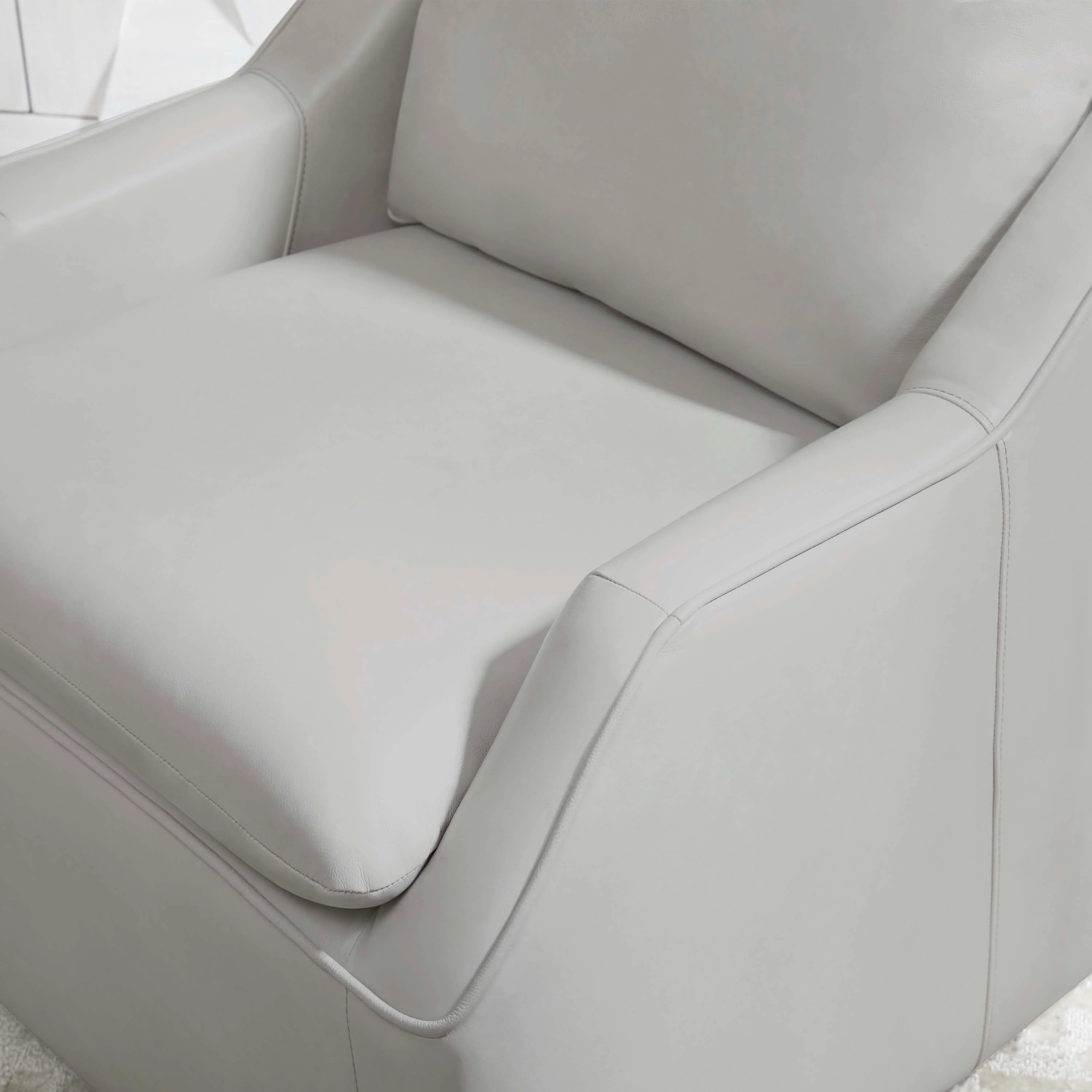 ASHER - STEAMBOAT ICE 360 Degree Swivel Accent Chair - Image 5