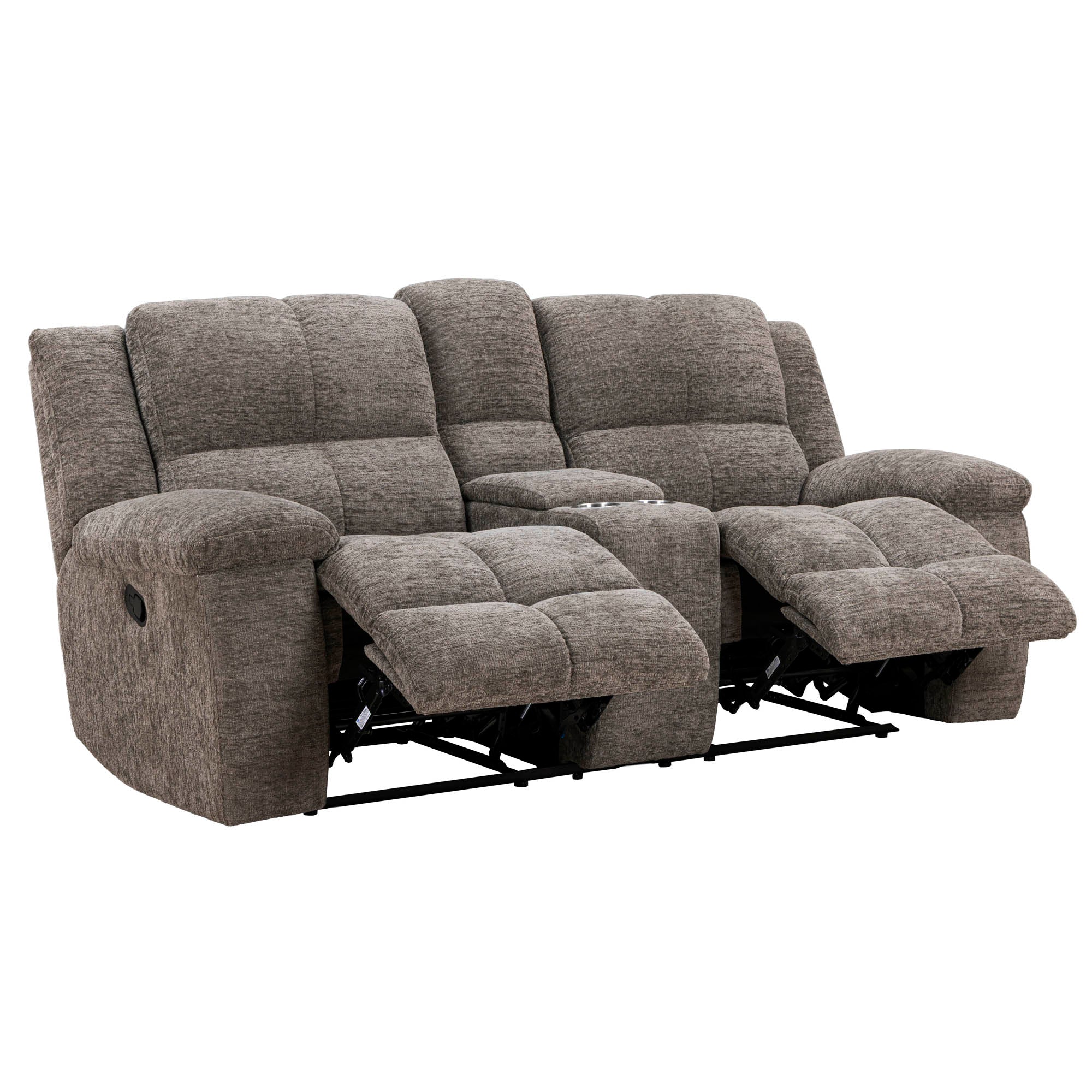BUSTER - CABOT STONE Manual Dual Reclining Sofa Group - Image 11