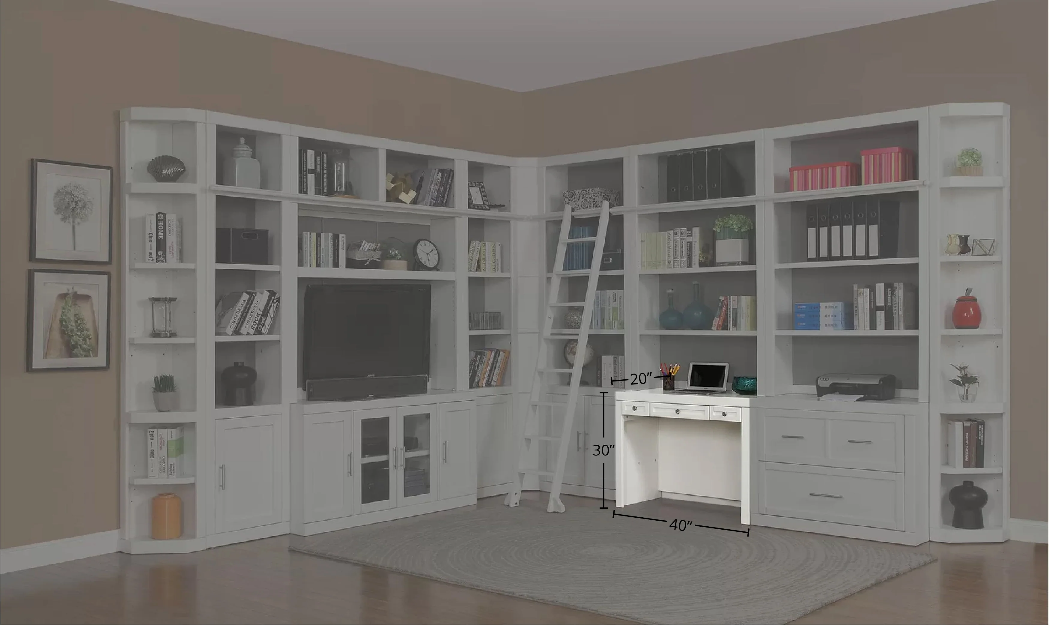 CATALINA 40" Library Desk - Image 4