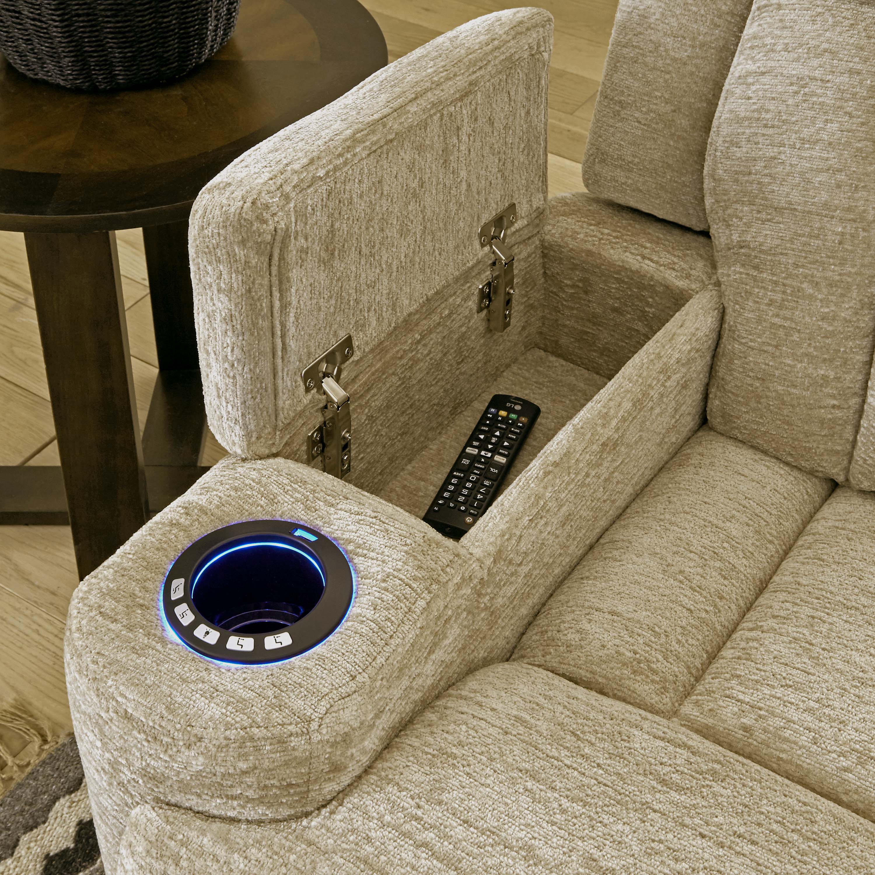 DALTON - LUCKY FAWN 6pc Power Reclining Sectional - Image 6