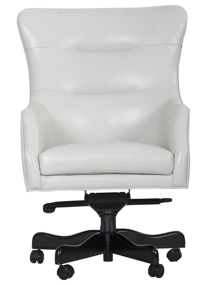DC#122-ALA - ALABASTER Leather Desk Chair - Image 3