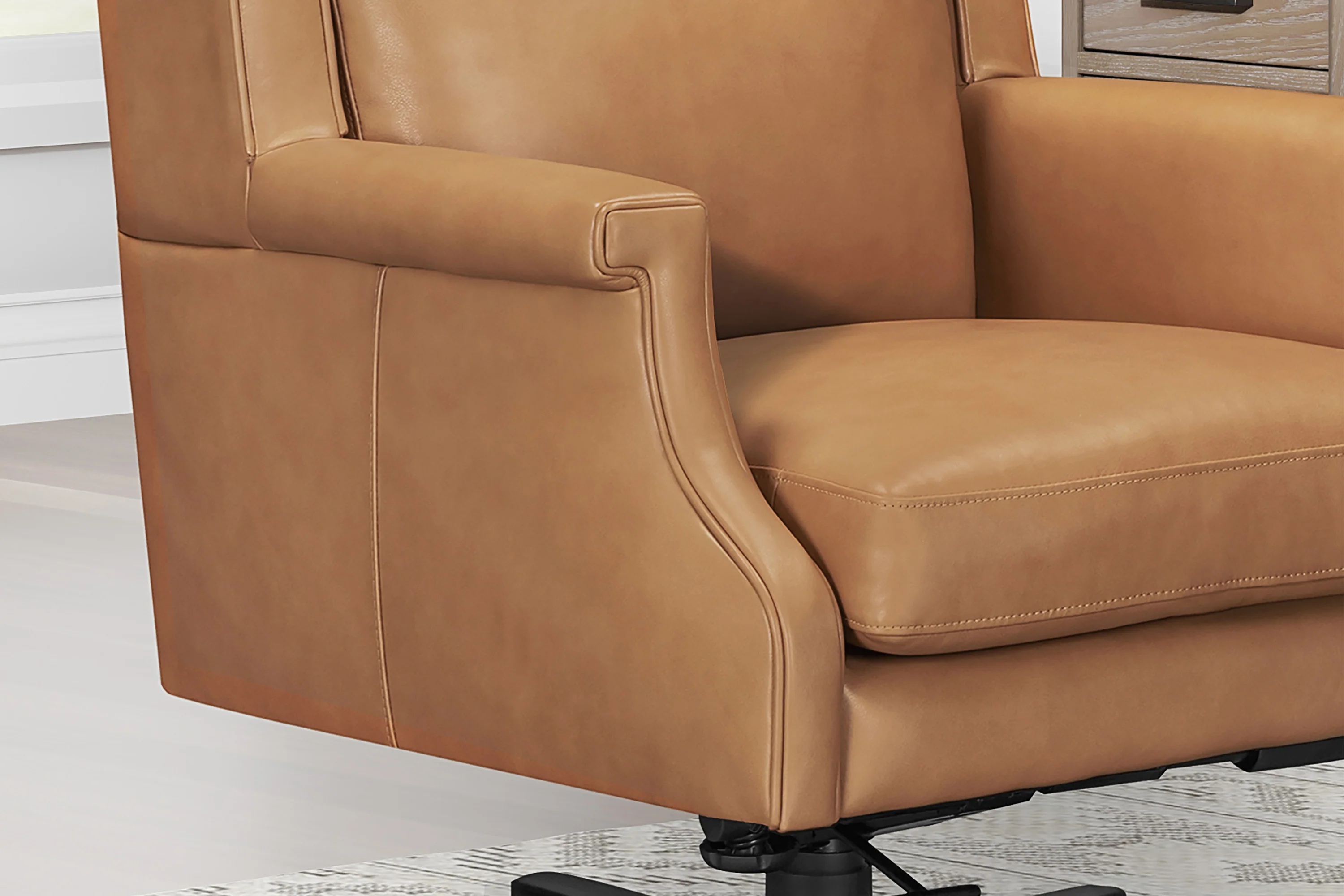 DC-132-RECY - RENAISSANCE CAYANNE Leather Desk Chair - Image 9