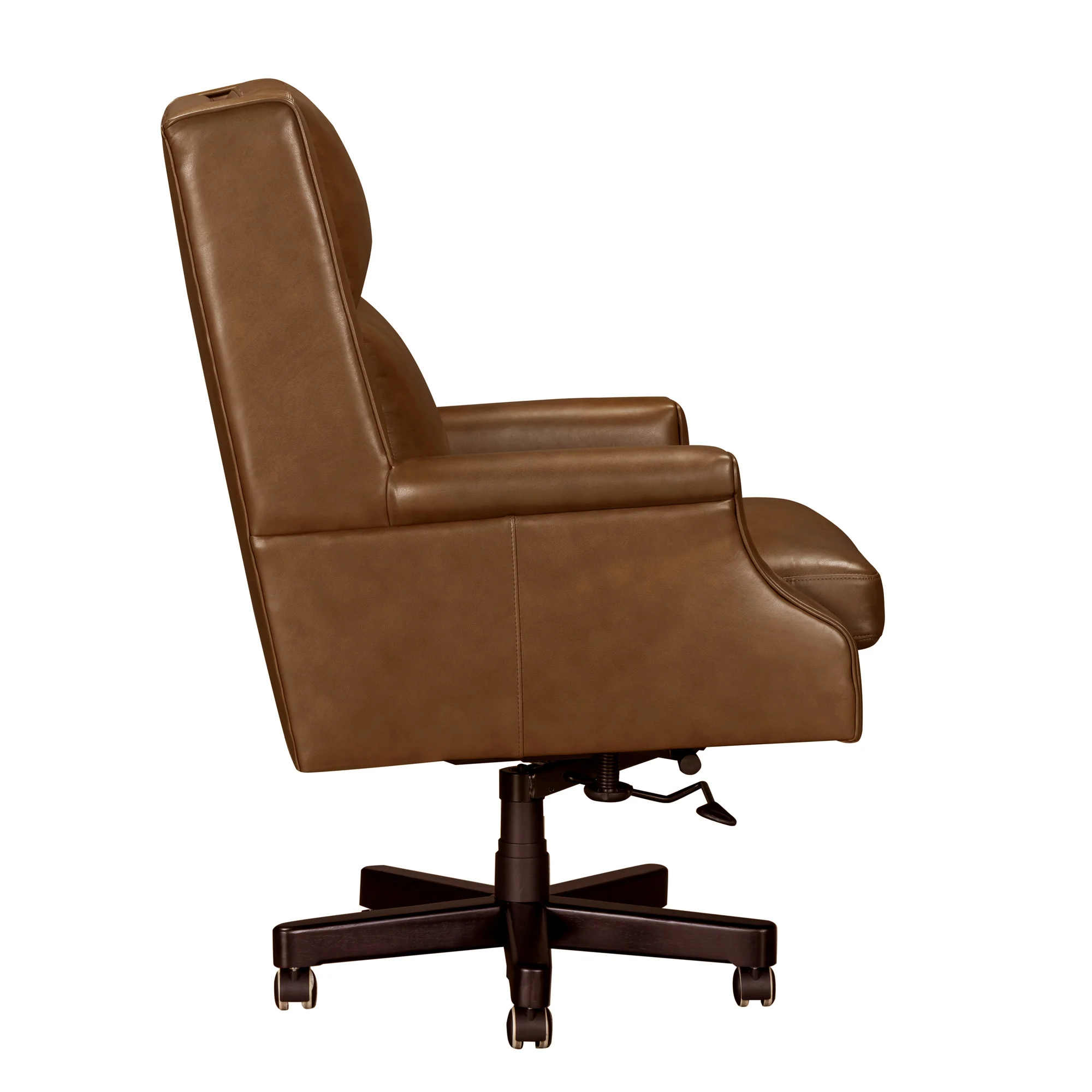 DC-132-RECH - RENAISSANCE CHESTNUT Leather Desk Chair - Image 4