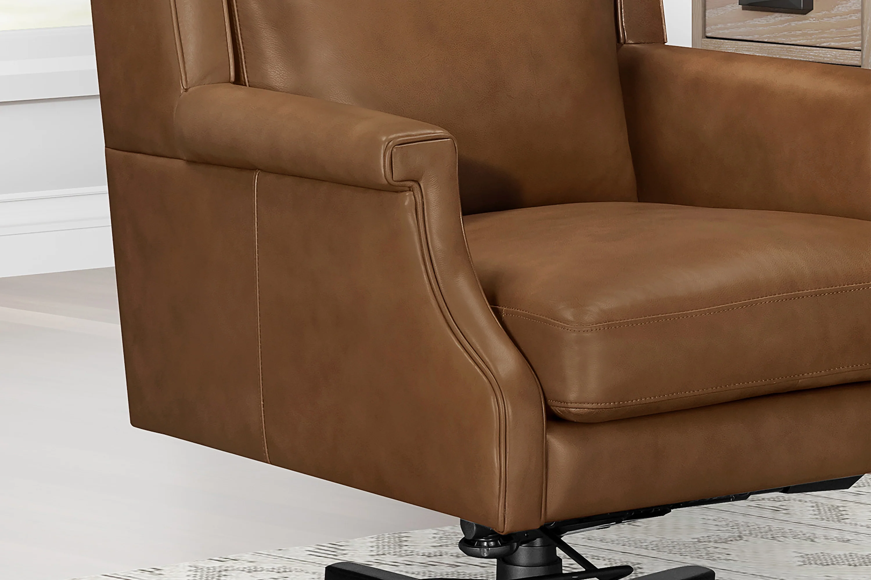 DC-132-RECH - RENAISSANCE CHESTNUT Leather Desk Chair - Image 9