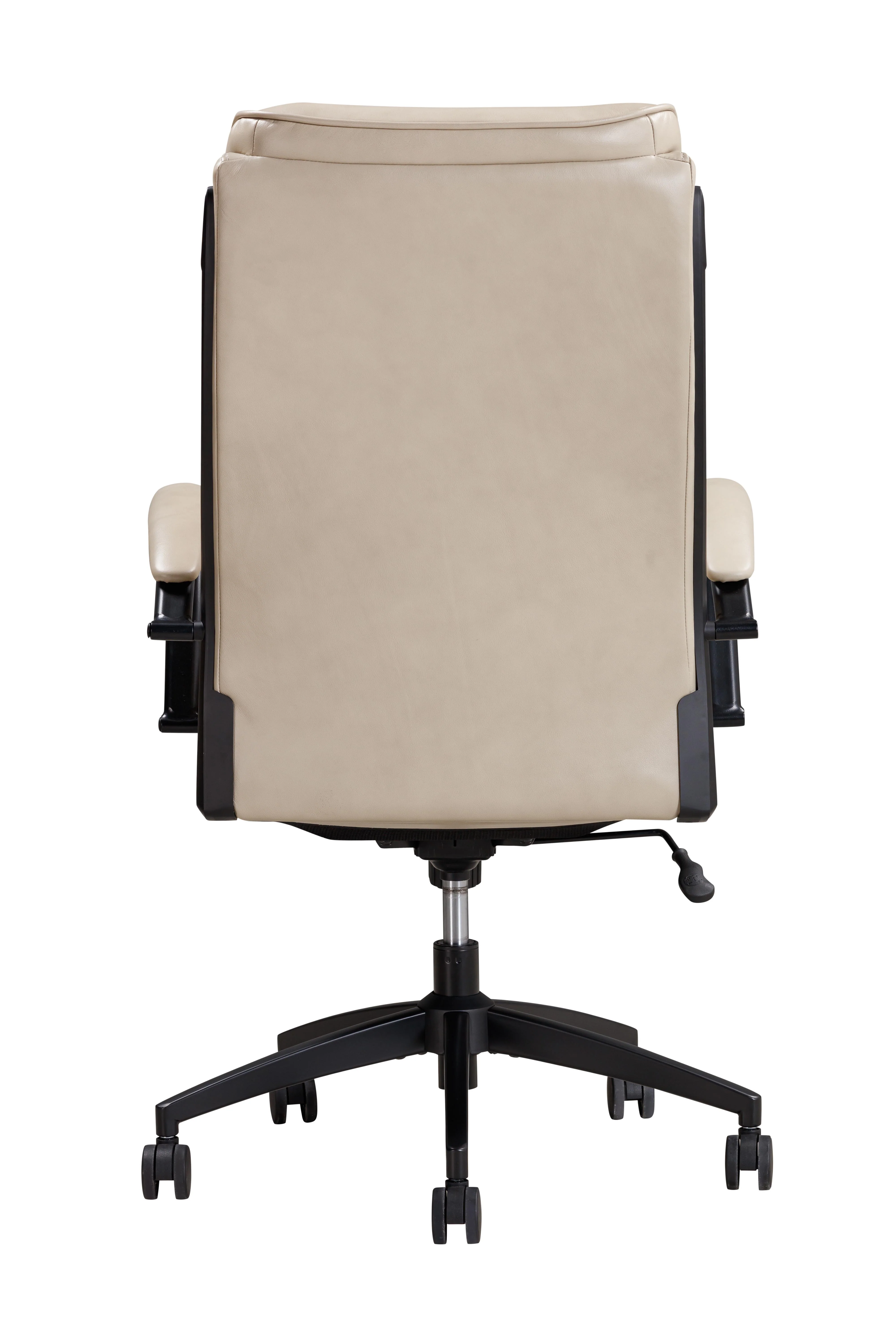 DC#370-ATLI - ANTIQUE LINEN Leather Desk Chair - Image 8