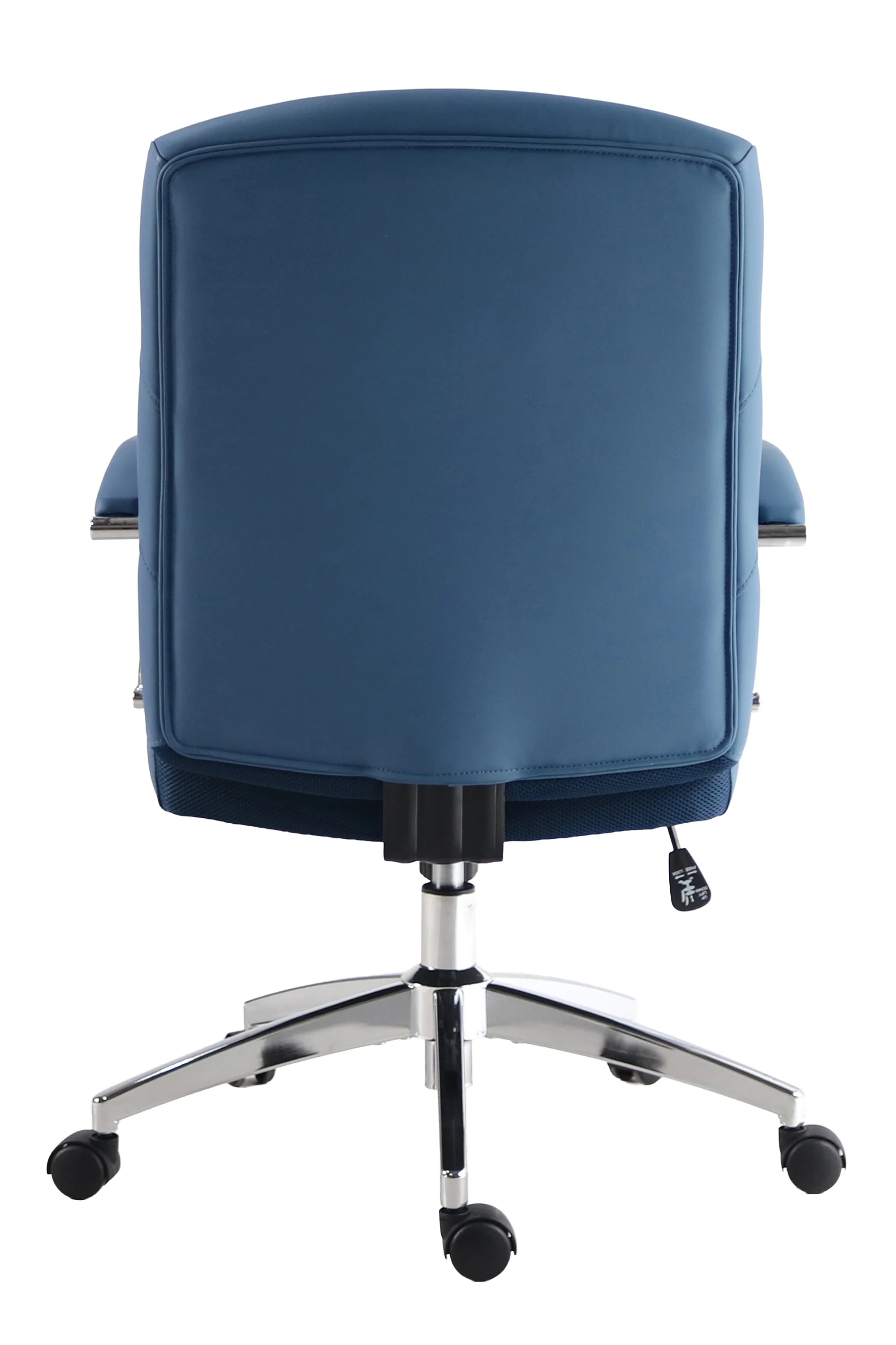 DC-601-SFSB - SOFTY STEEL BLUE Vegan Leather Desk Chair - Image 4