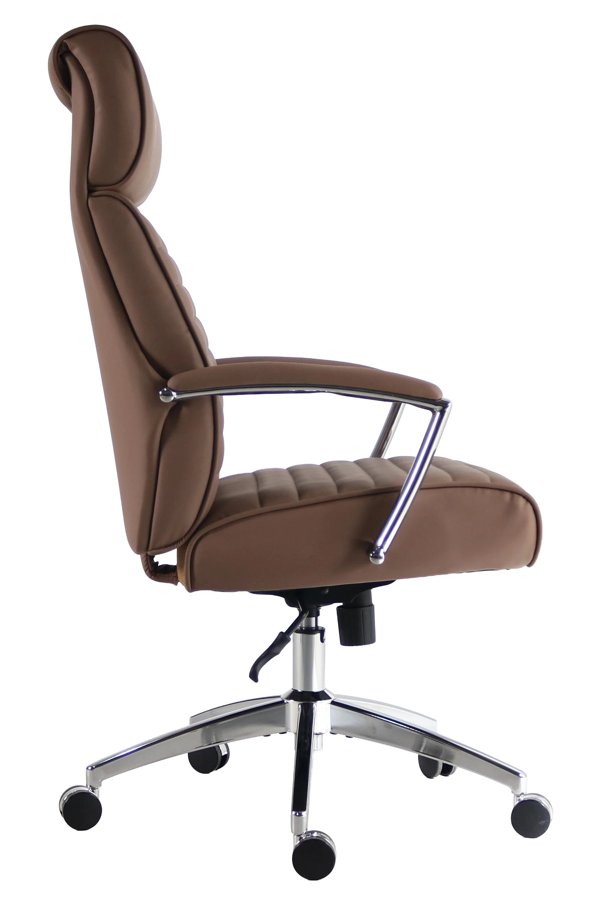 DC-602-SFLT - SOFTY LATTE Vegan Leather Desk Chair Tall - Image 3