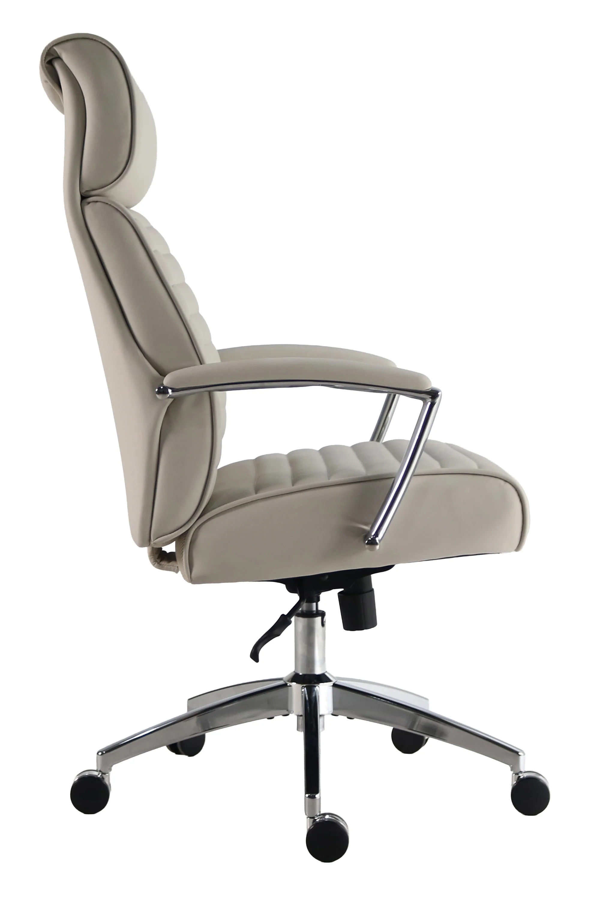 DC-602-SFNA - SOFTY NATURAL Vegan Leather Desk Chair Tall - Image 3