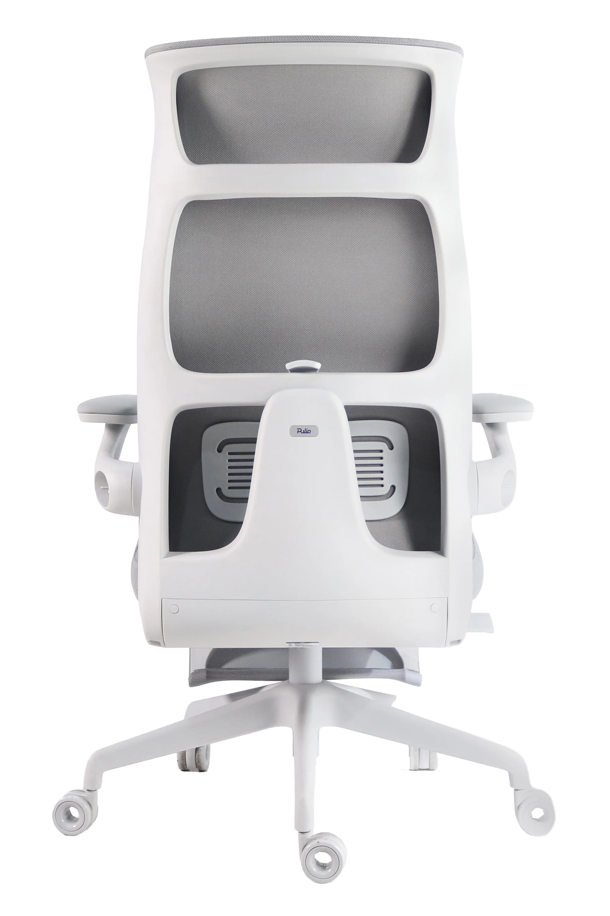 DC-605-WHT - WHITE Fabric Massage Desk Chair - Image 4