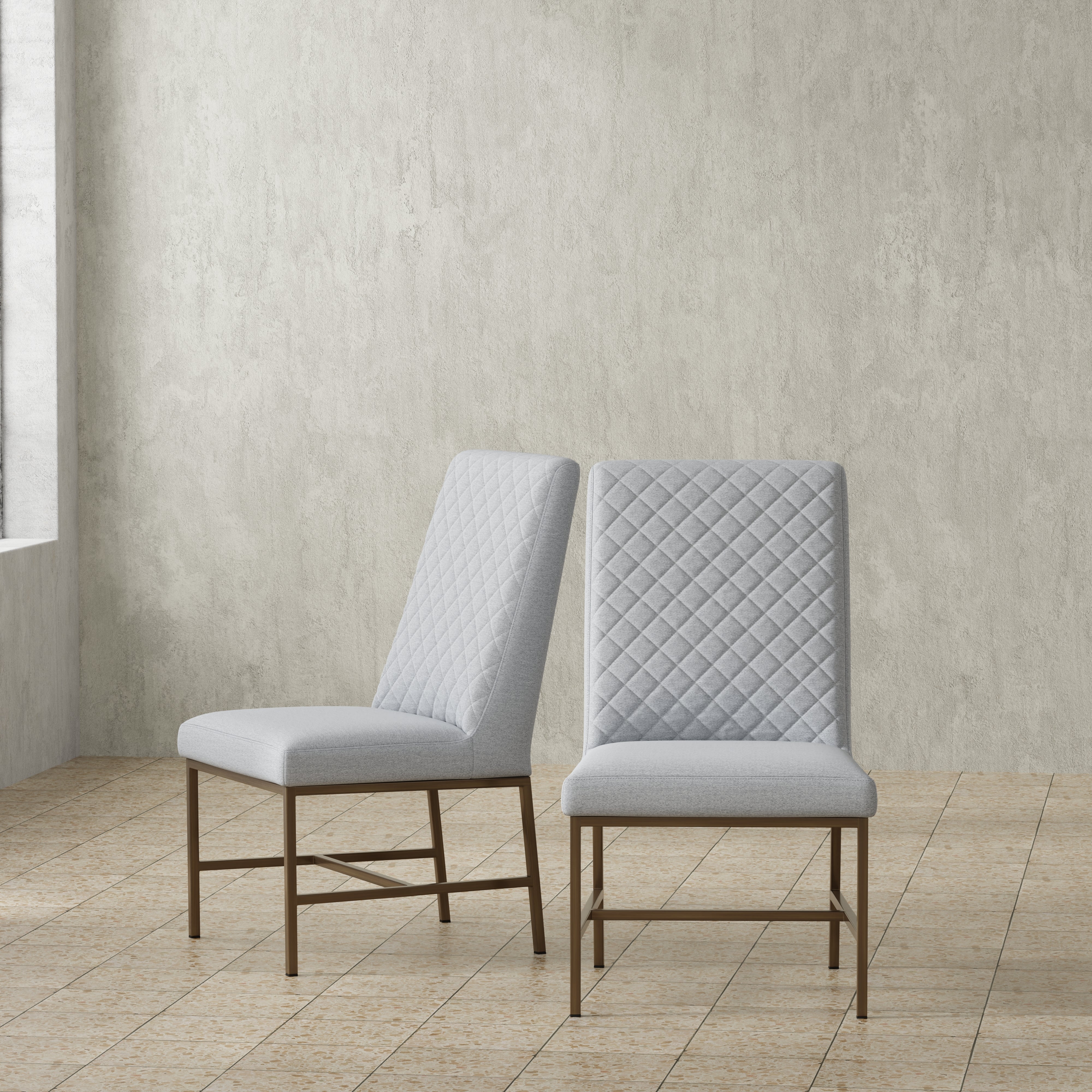 DIAMOND - ELISE LINEN Dining Chair (2/ctn - Sold in Pairs) - Image 3