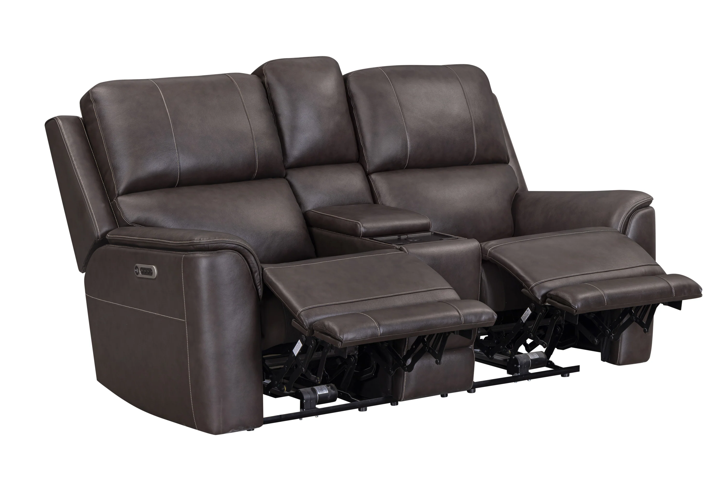 EASTON - STEAMBOAT BROWN Power Zero Gravity Tilt Console Loveseat - Image 3