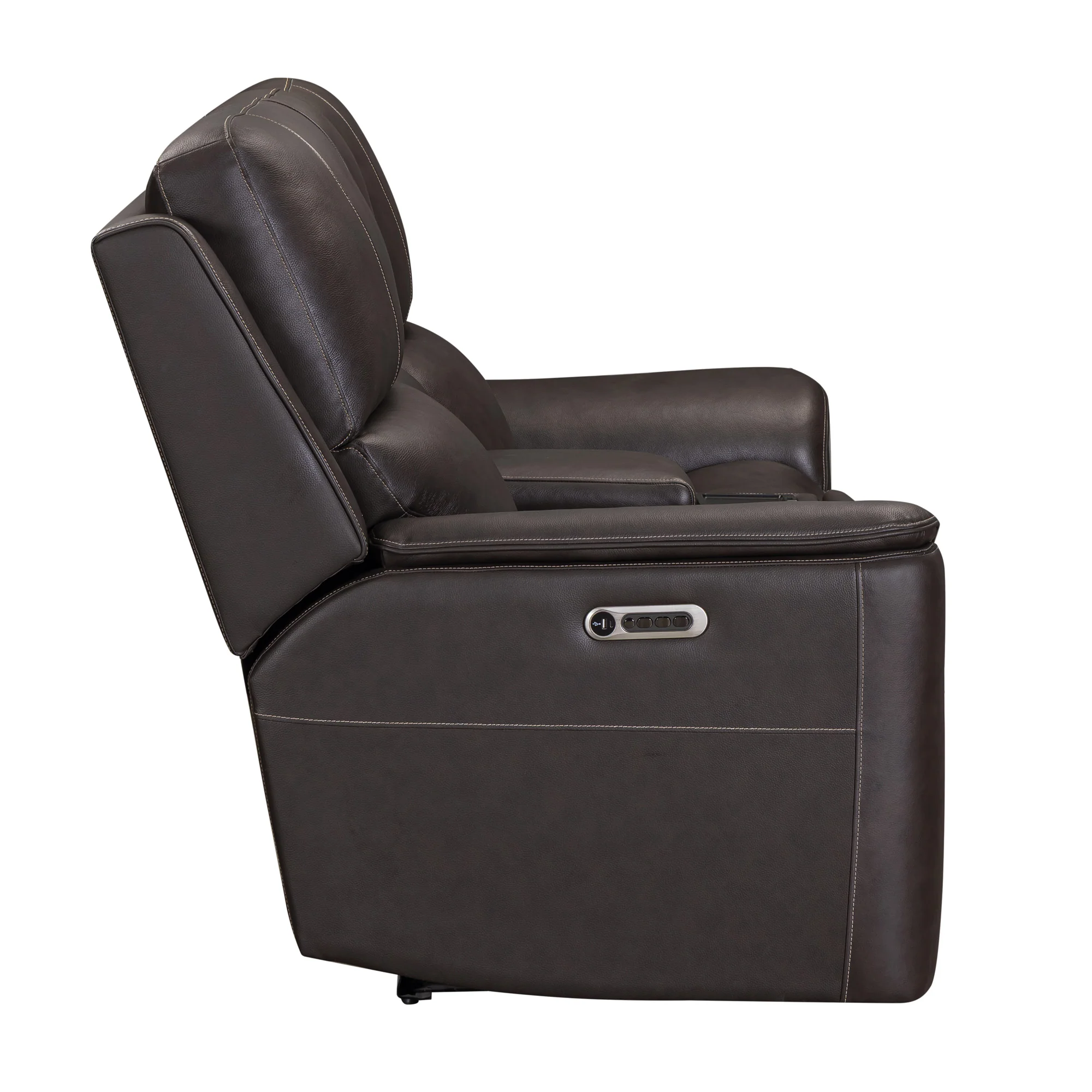 EASTON - STEAMBOAT BROWN Power Zero Gravity Tilt Console Loveseat - Image 7