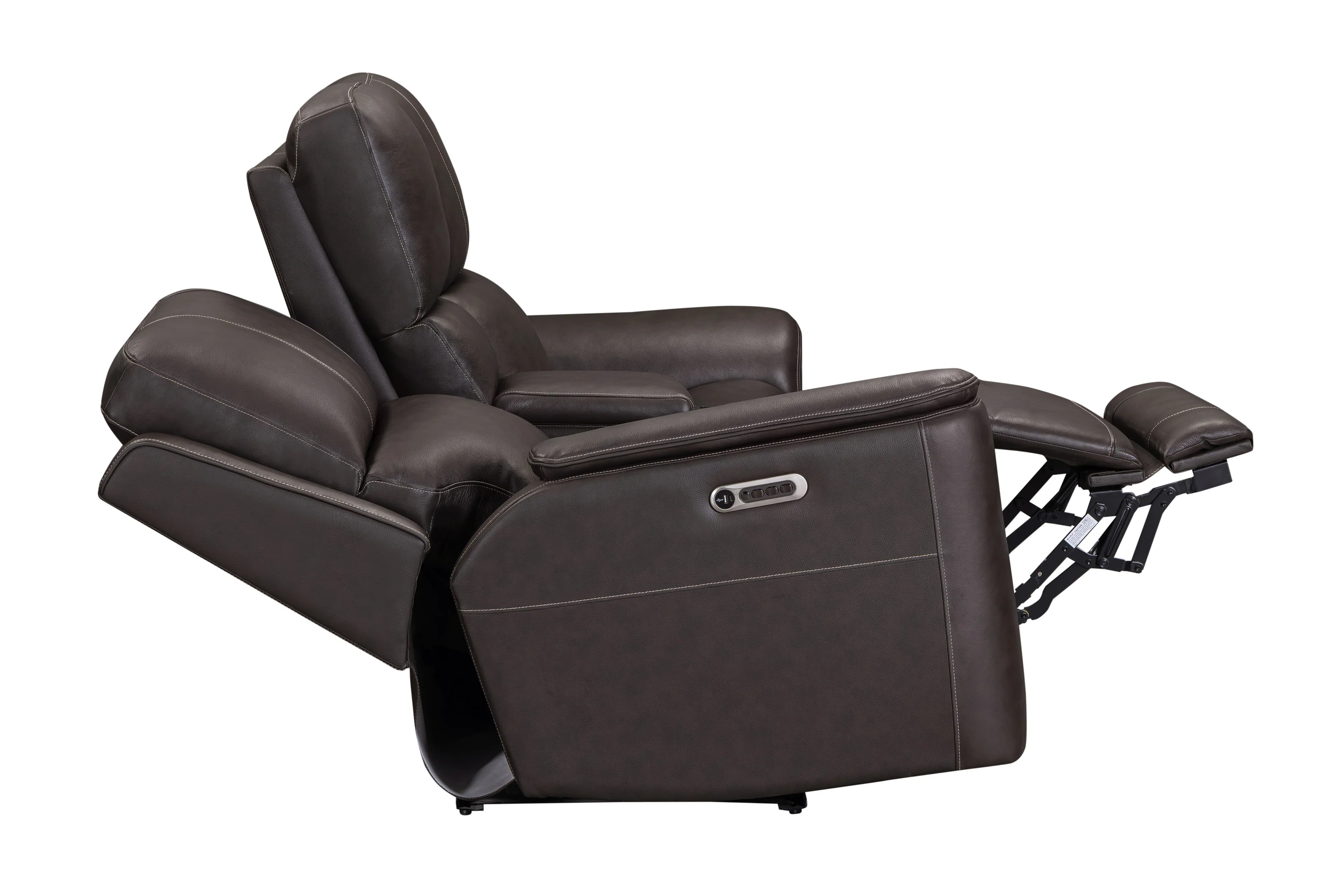EASTON - STEAMBOAT BROWN Power Zero Gravity Tilt Console Loveseat - Image 8