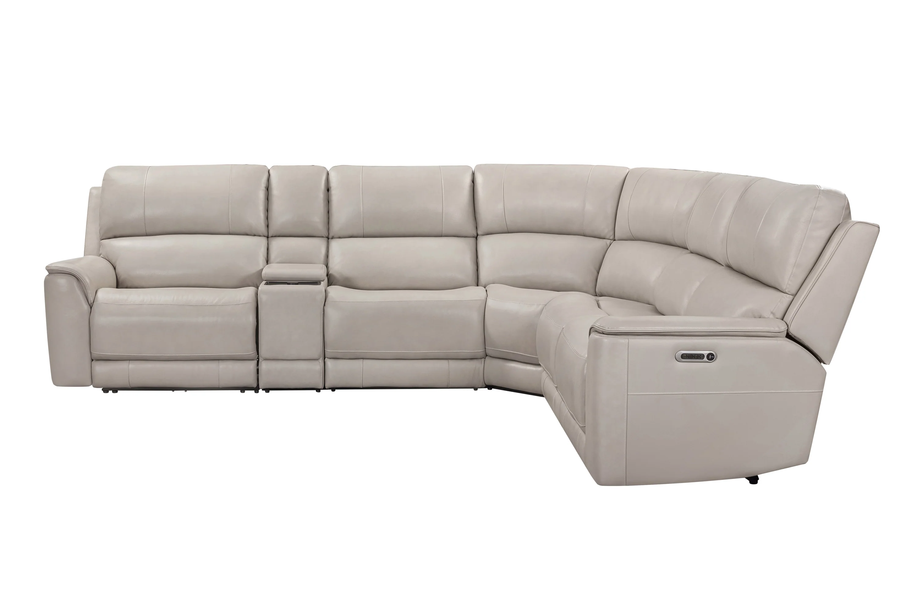 EASTON - STEAMBOAT QUARTZ 6pc Power Zero Gravity Modular Sectional with Power Headrest & Lumbar - Image 4