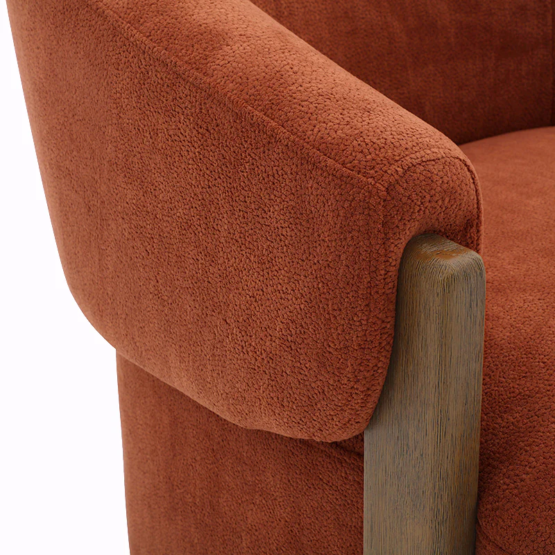 FINLEY - ISLAND RUST Swivel Accent Chair - Image 11