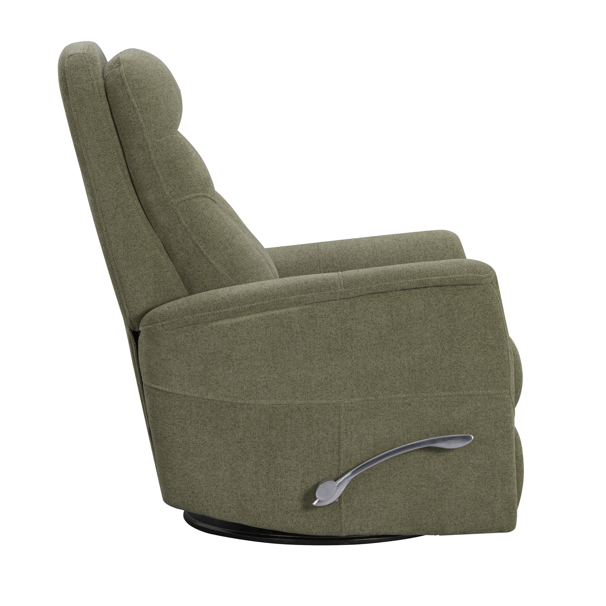 GEMINI - SNAZZY OLIVE Manual Swivel Glider Recliner - Image 5
