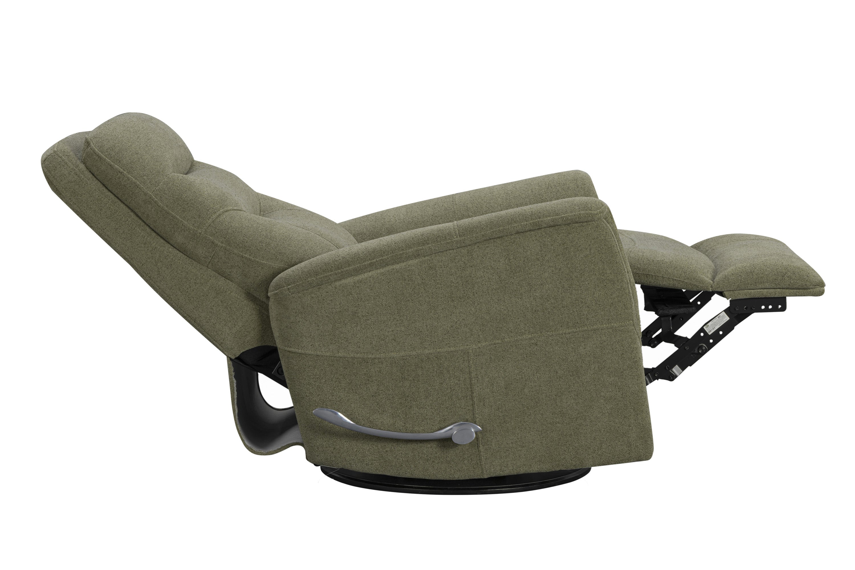 GEMINI - SNAZZY OLIVE Manual Swivel Glider Recliner - Image 6