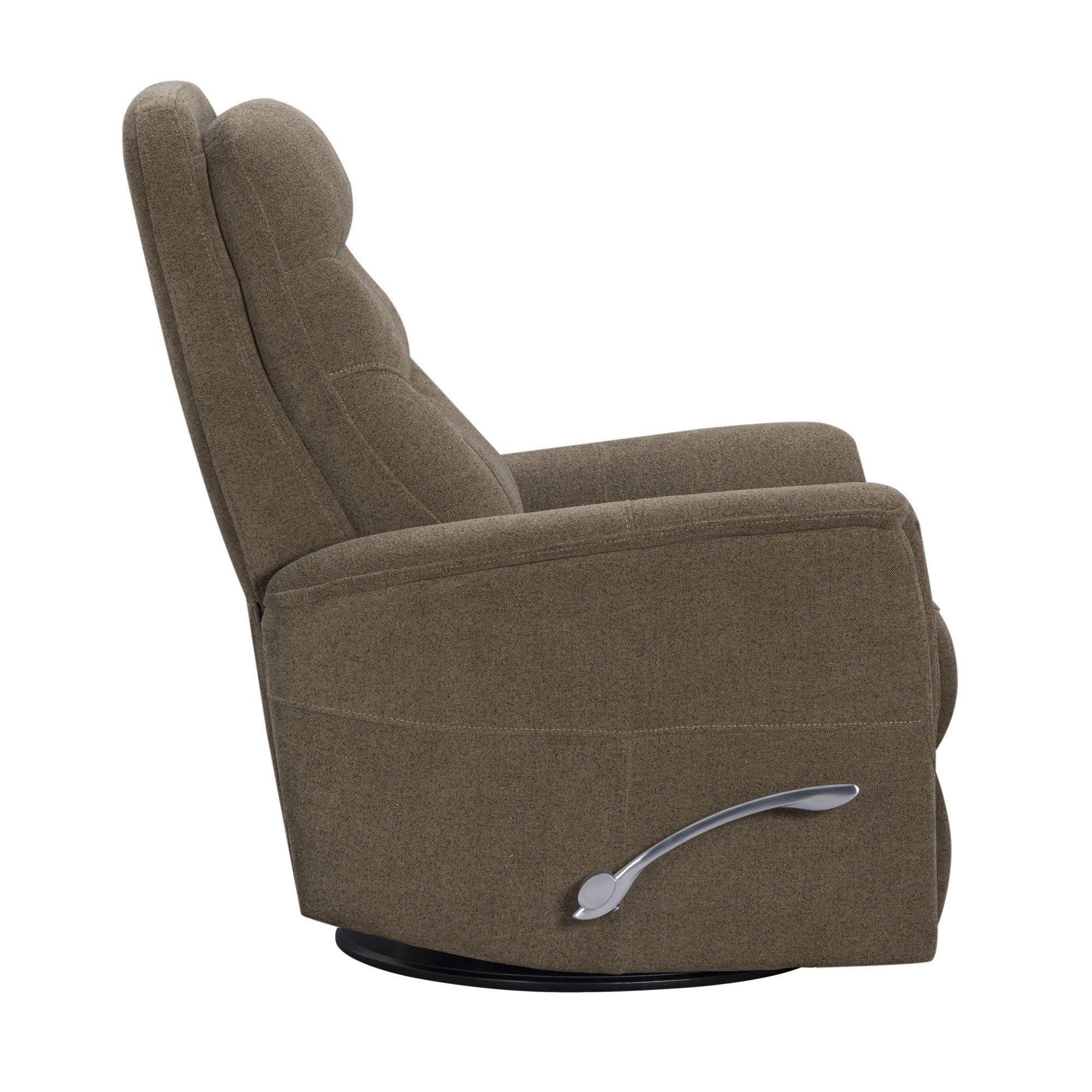 GEMINI - SNAZZY SHIITAKE Manual Swivel Glider Recliner - Image 5