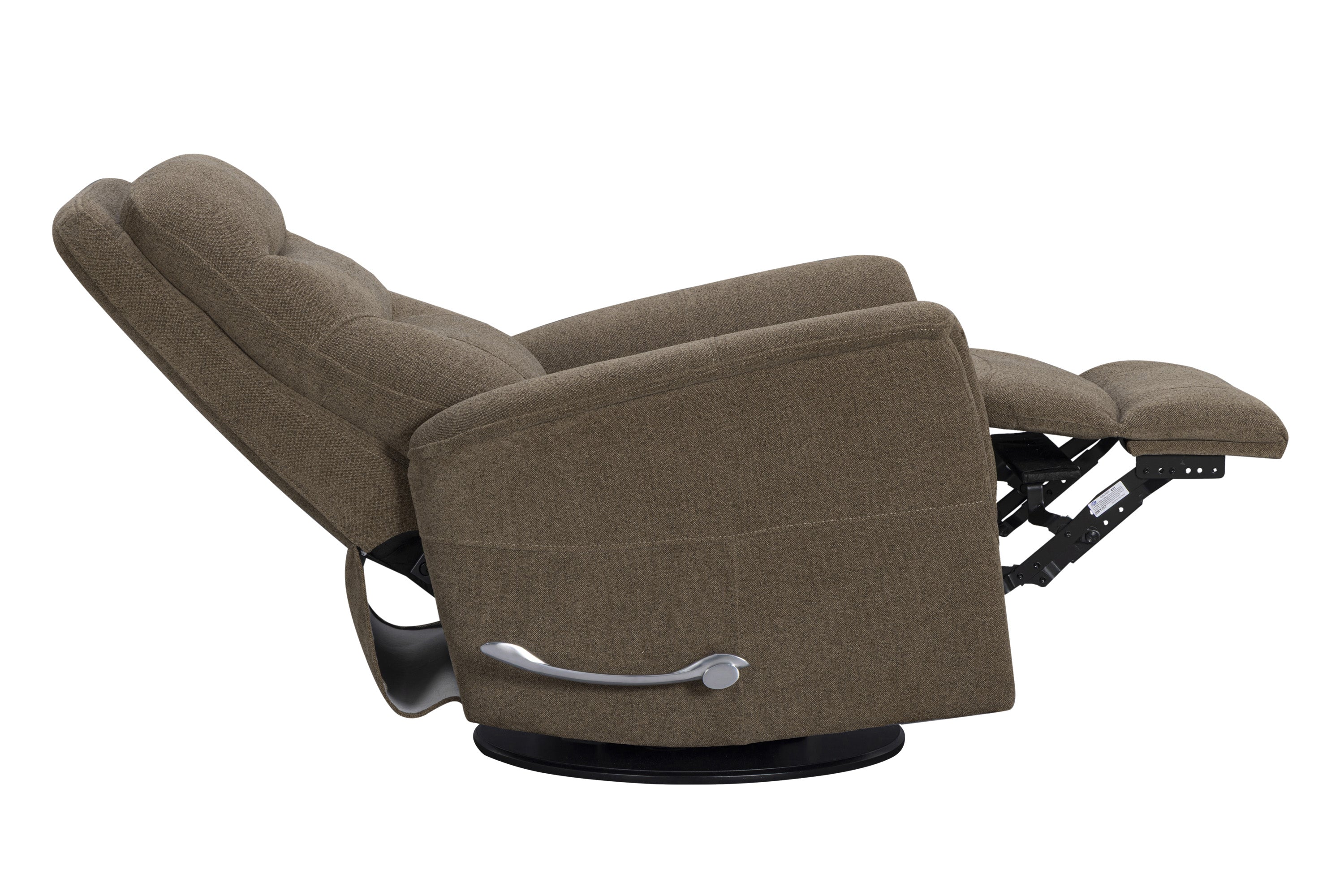 GEMINI - SNAZZY SHIITAKE Manual Swivel Glider Recliner - Image 6