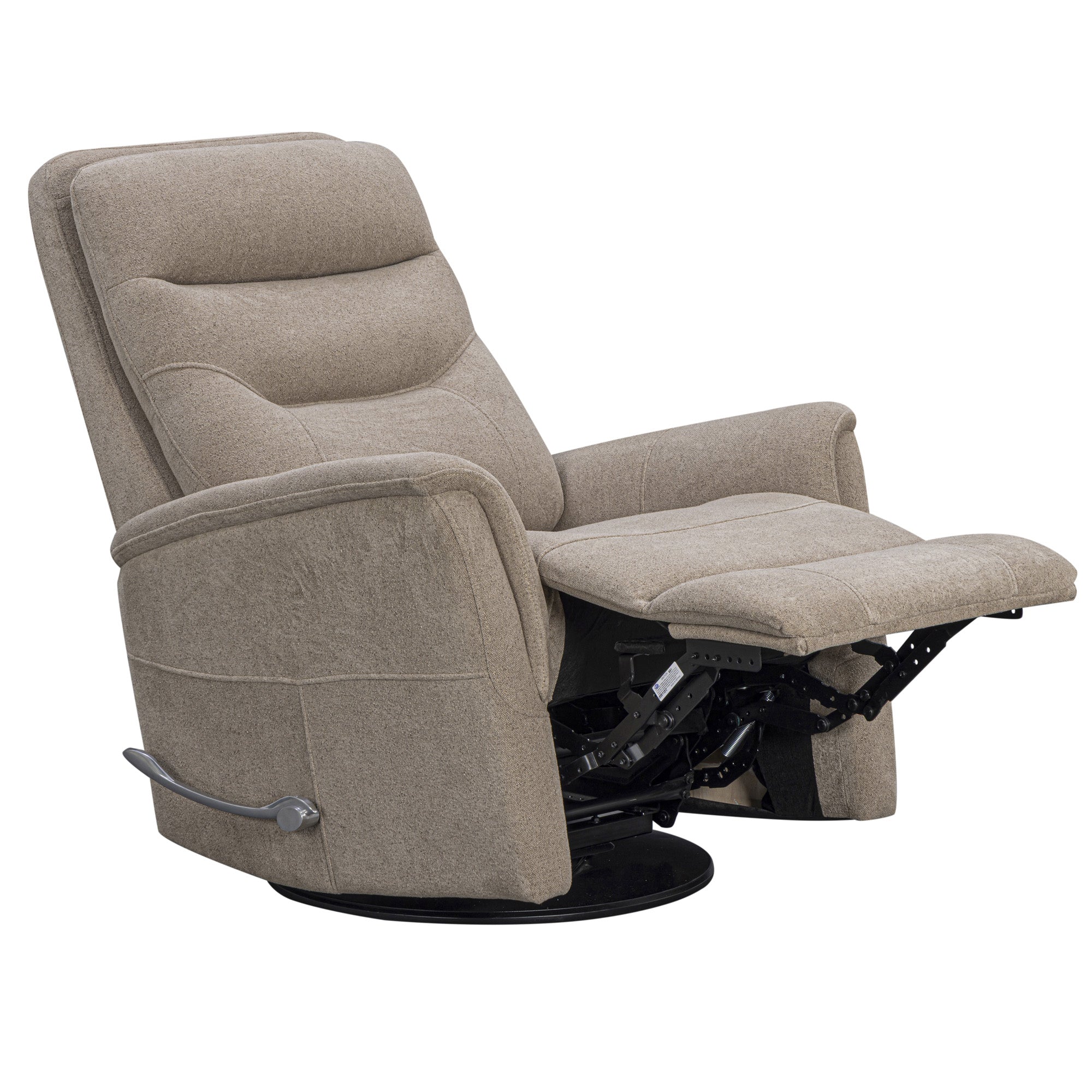GEMINI - SNAZZY TAUPE Manual Swivel Glider Recliner - Image 3