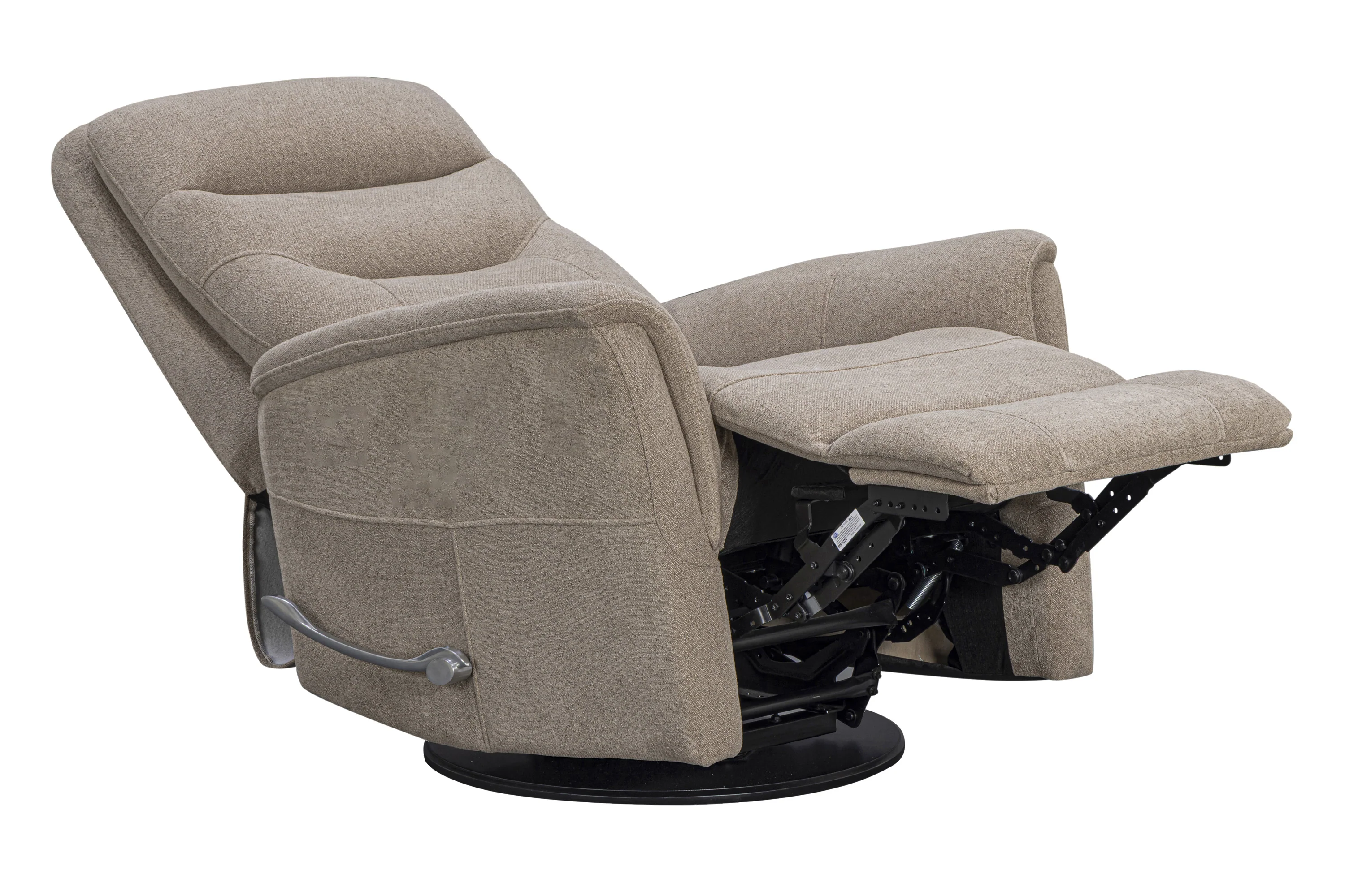 GEMINI - SNAZZY TAUPE Manual Swivel Glider Recliner - Image 4