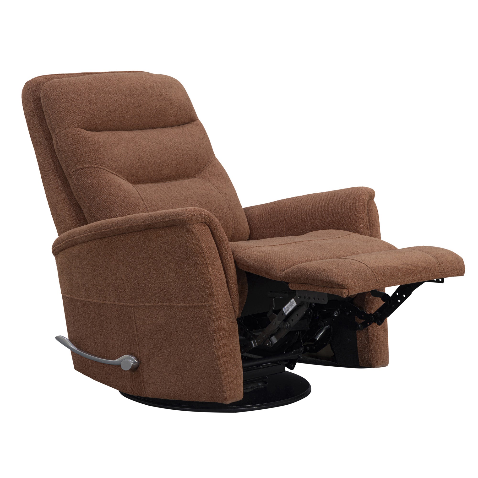 GEMINI - SNAZZY TERRACOTTA Manual Swivel Glider Recliner - Image 3