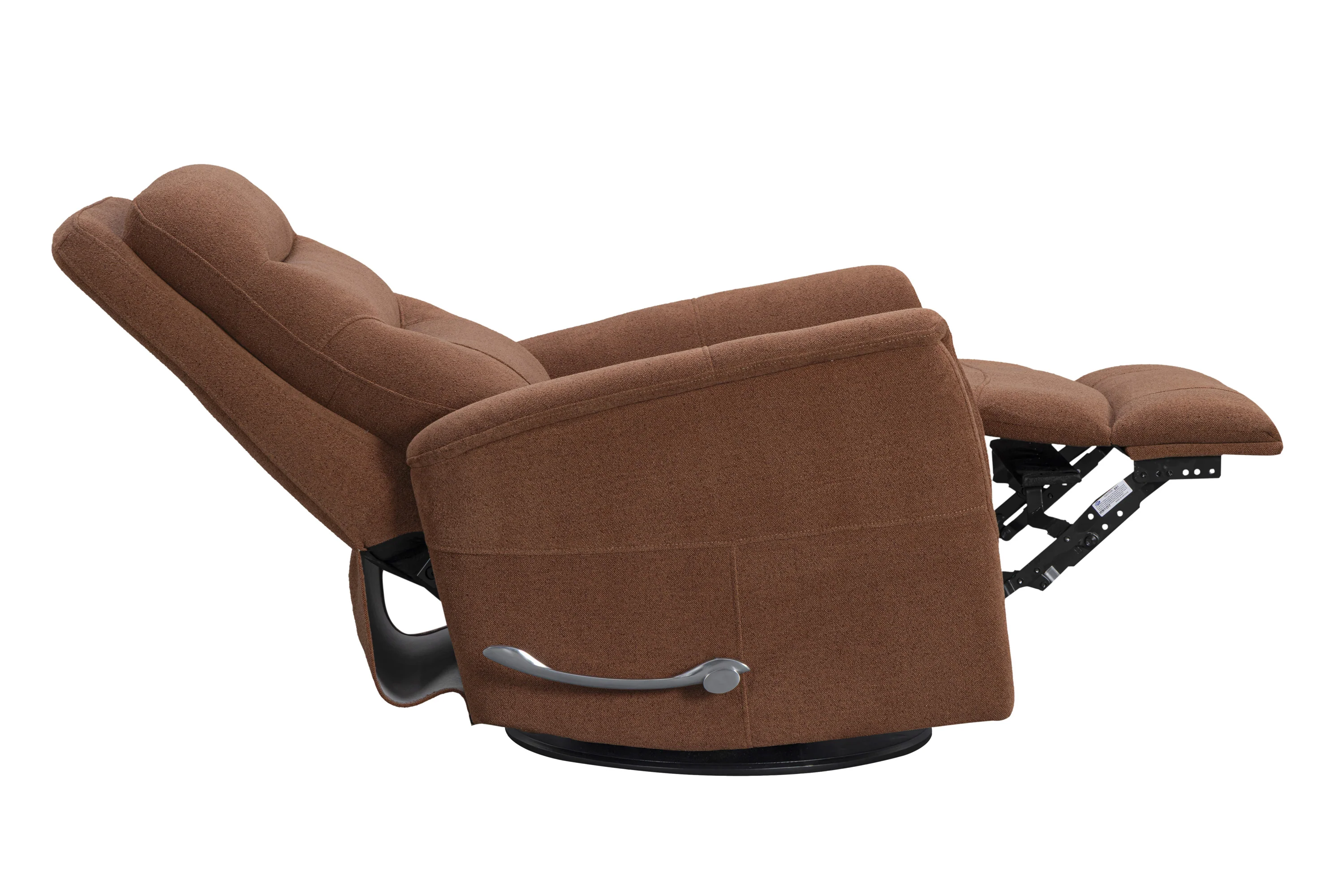GEMINI - SNAZZY TERRACOTTA Manual Swivel Glider Recliner - Image 6