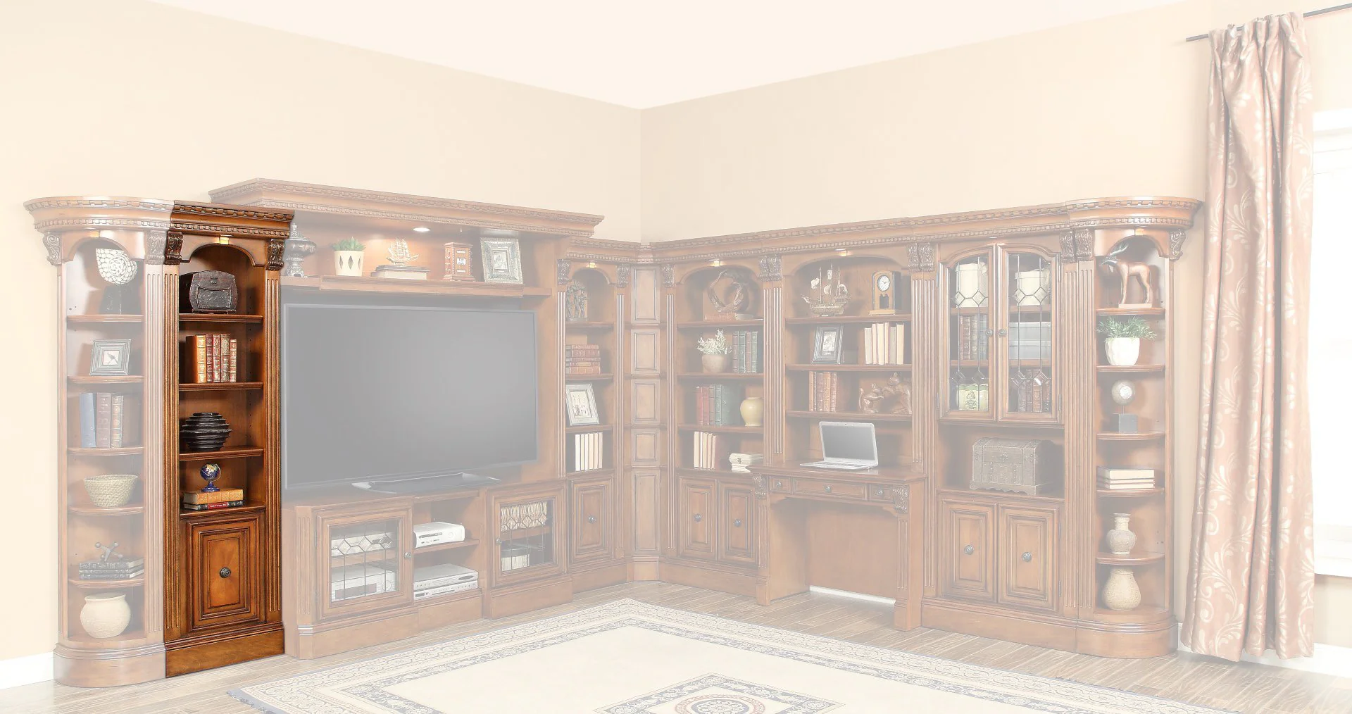 HUNTINGTON 21" Open Top Bookcase - Image 4