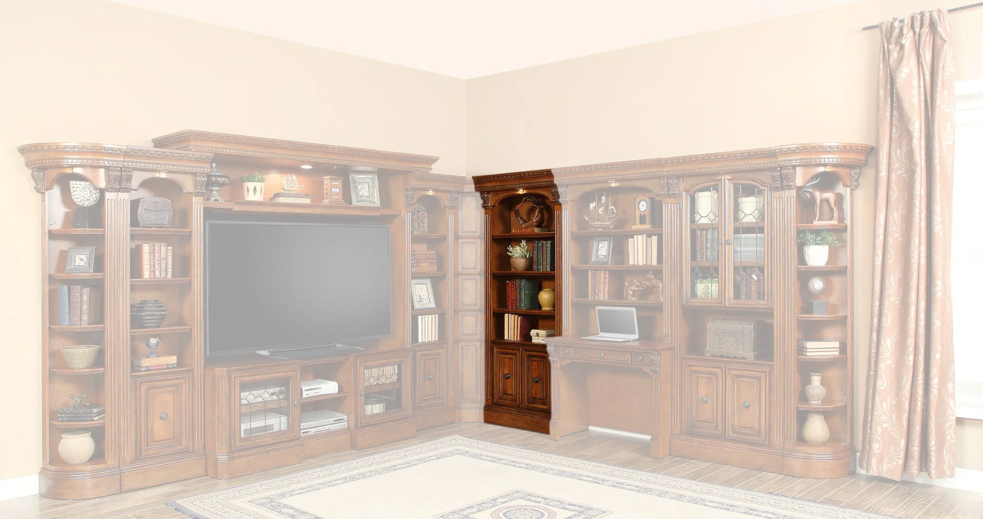 HUNTINGTON 32" Open Top Bookcase - Image 3