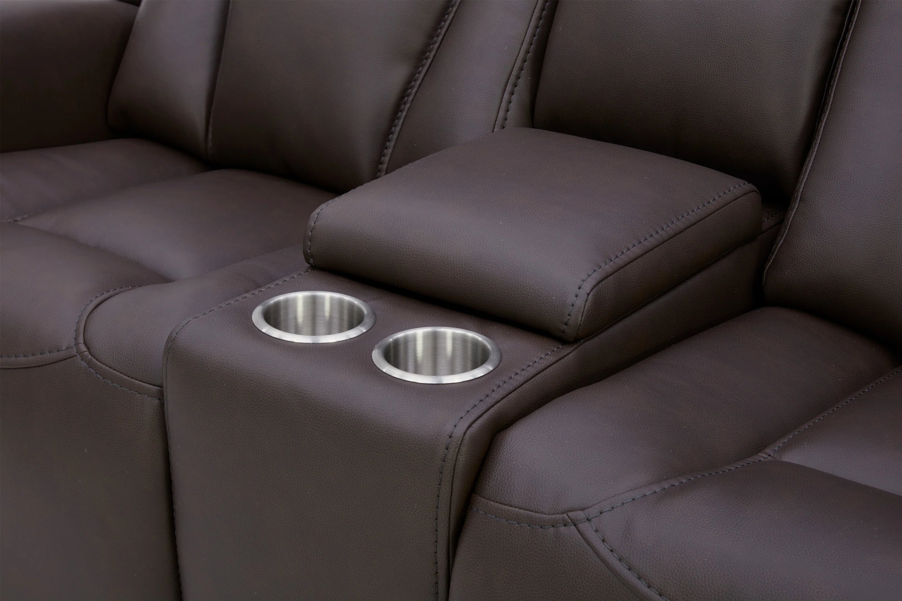 MAVERIC - BETTE COFFEE Power Zero Gravity Console Loveseat P3 - Image 14