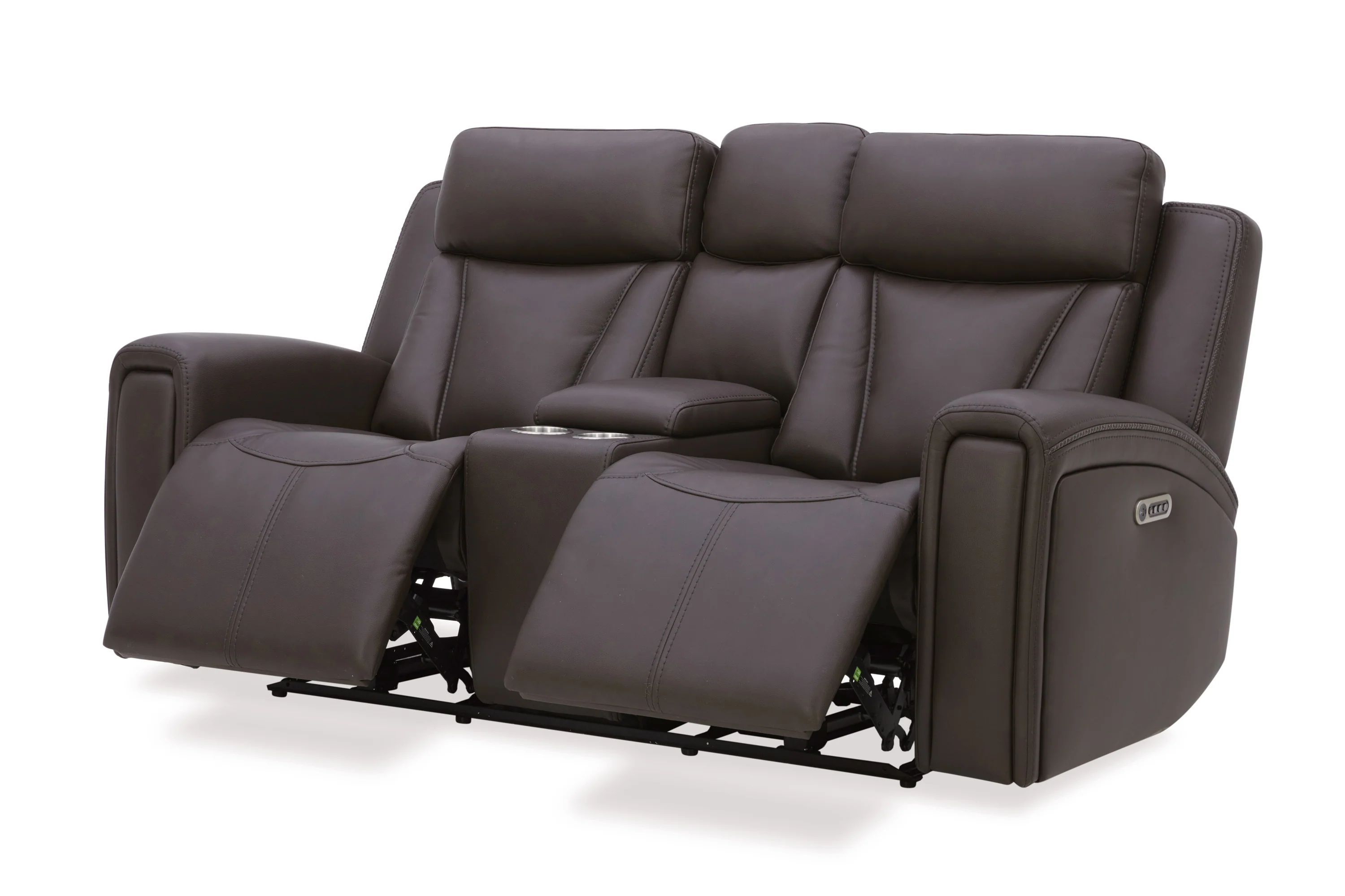 MAVERIC - BETTE COFFEE Power Zero Gravity Console Loveseat P3 - Image 3