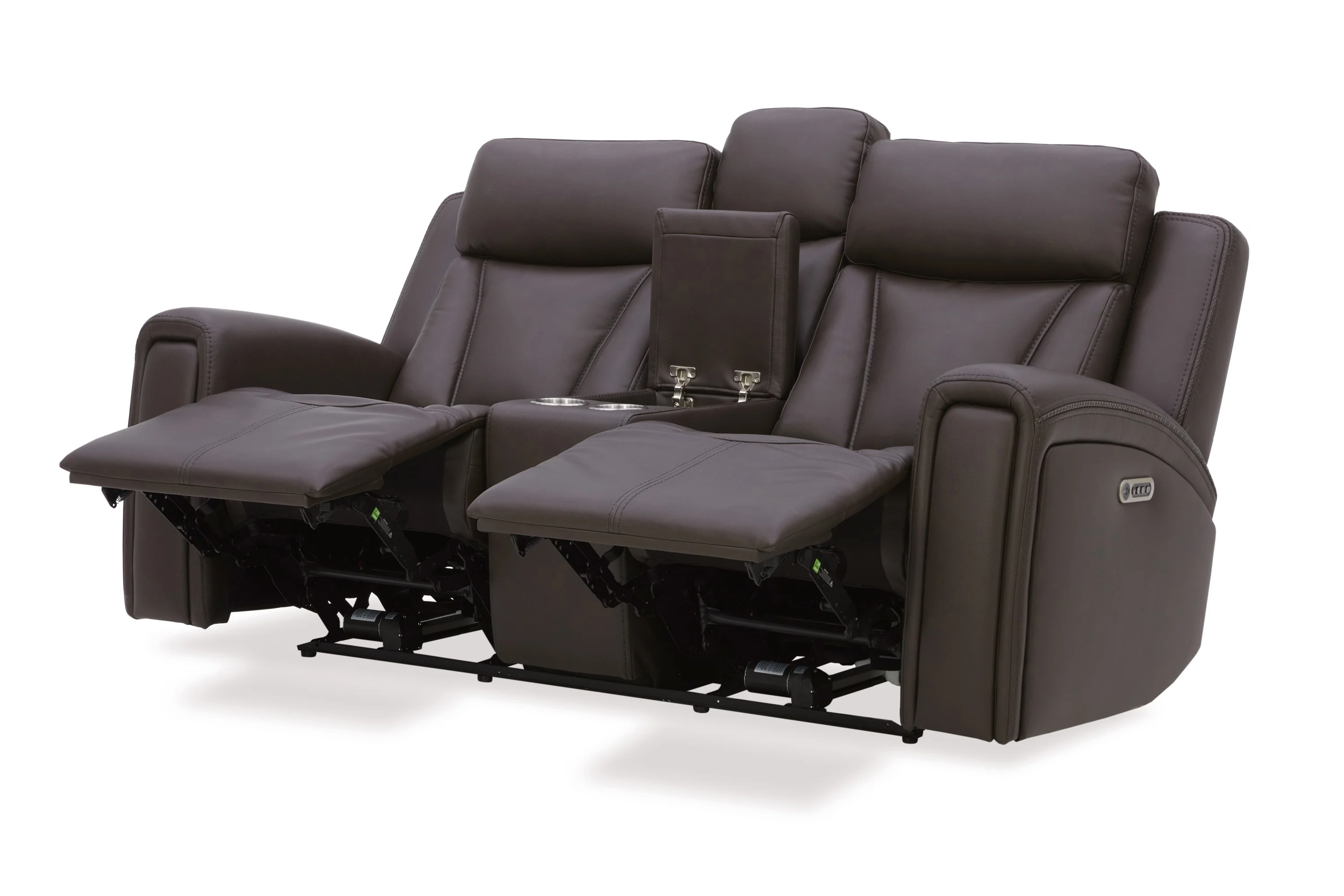 MAVERIC - BETTE COFFEE Power Zero Gravity Console Loveseat P3 - Image 4