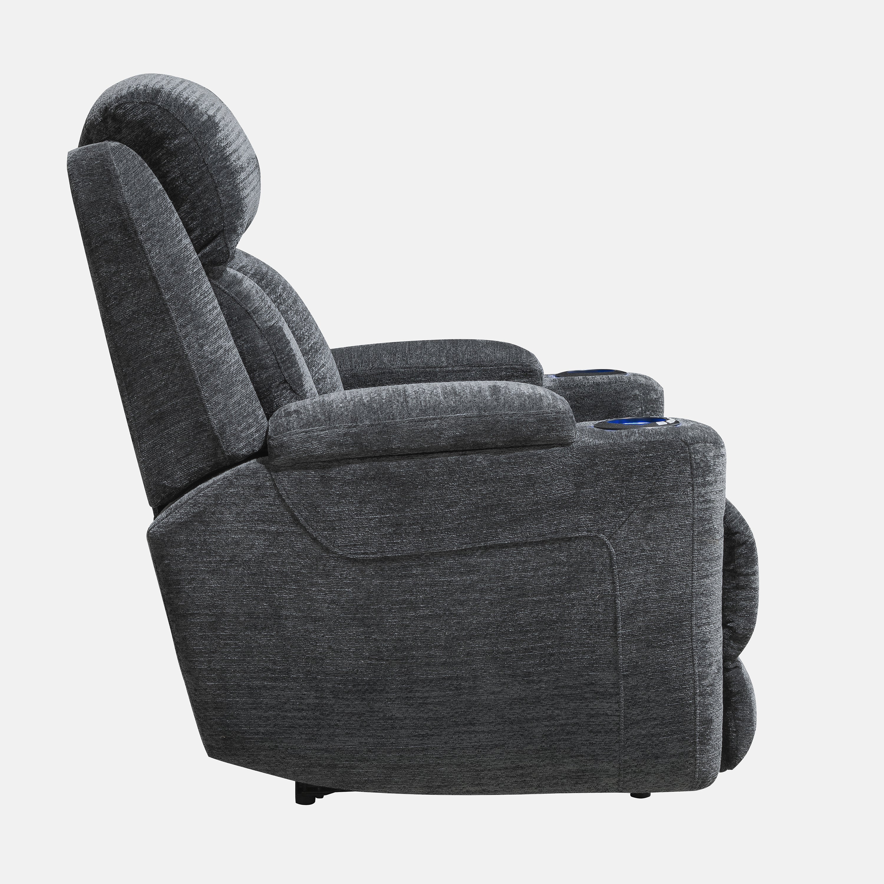 DALTON - LUCKY CHARCOAL Power Recliner - Image 5