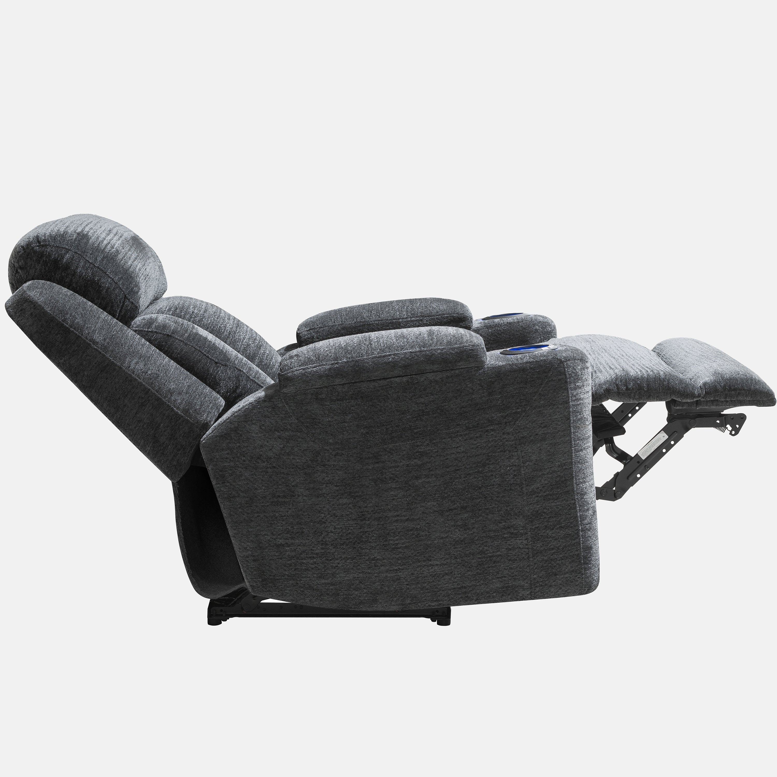 DALTON - LUCKY CHARCOAL Power Recliner - Image 6