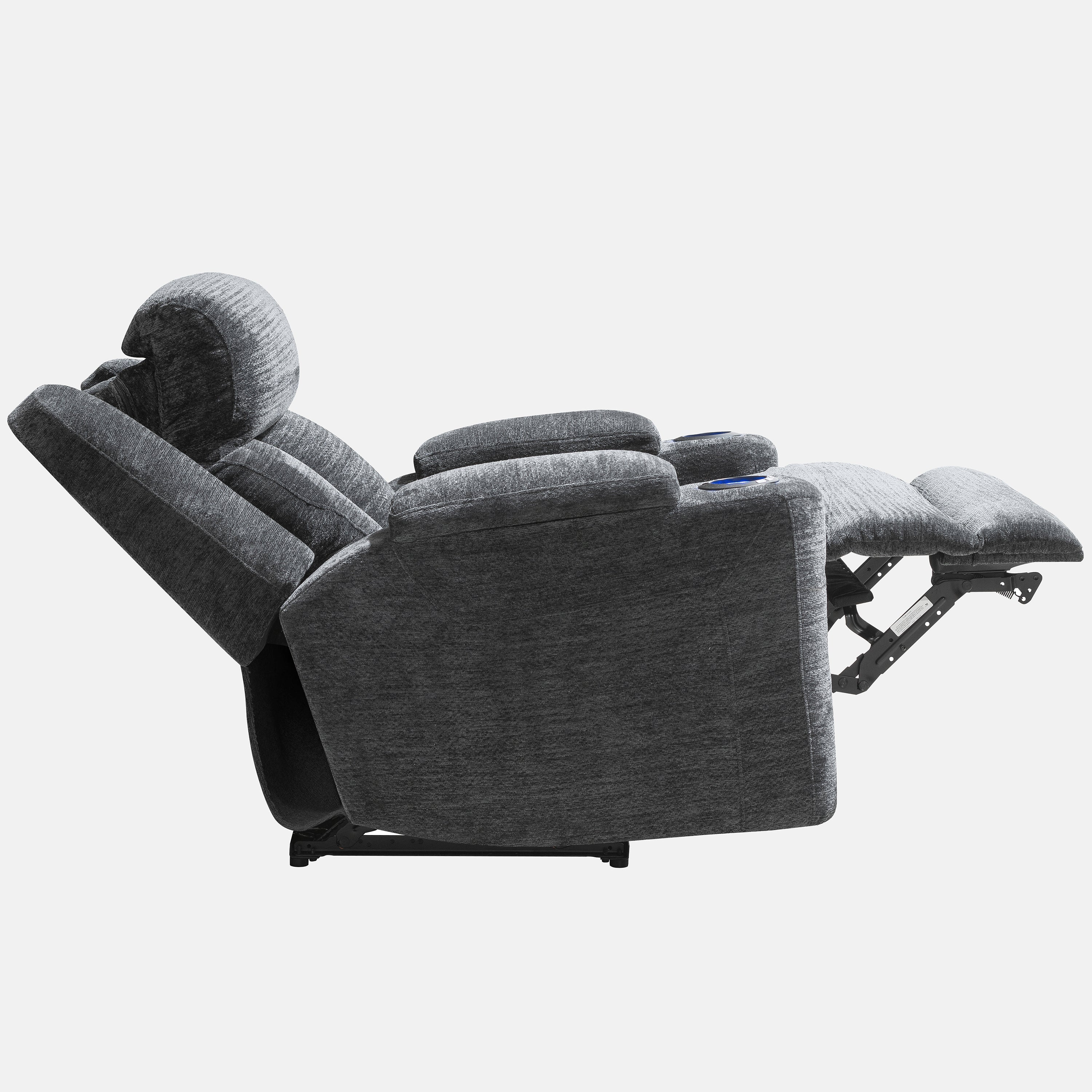 DALTON - LUCKY CHARCOAL Power Recliner - Image 7