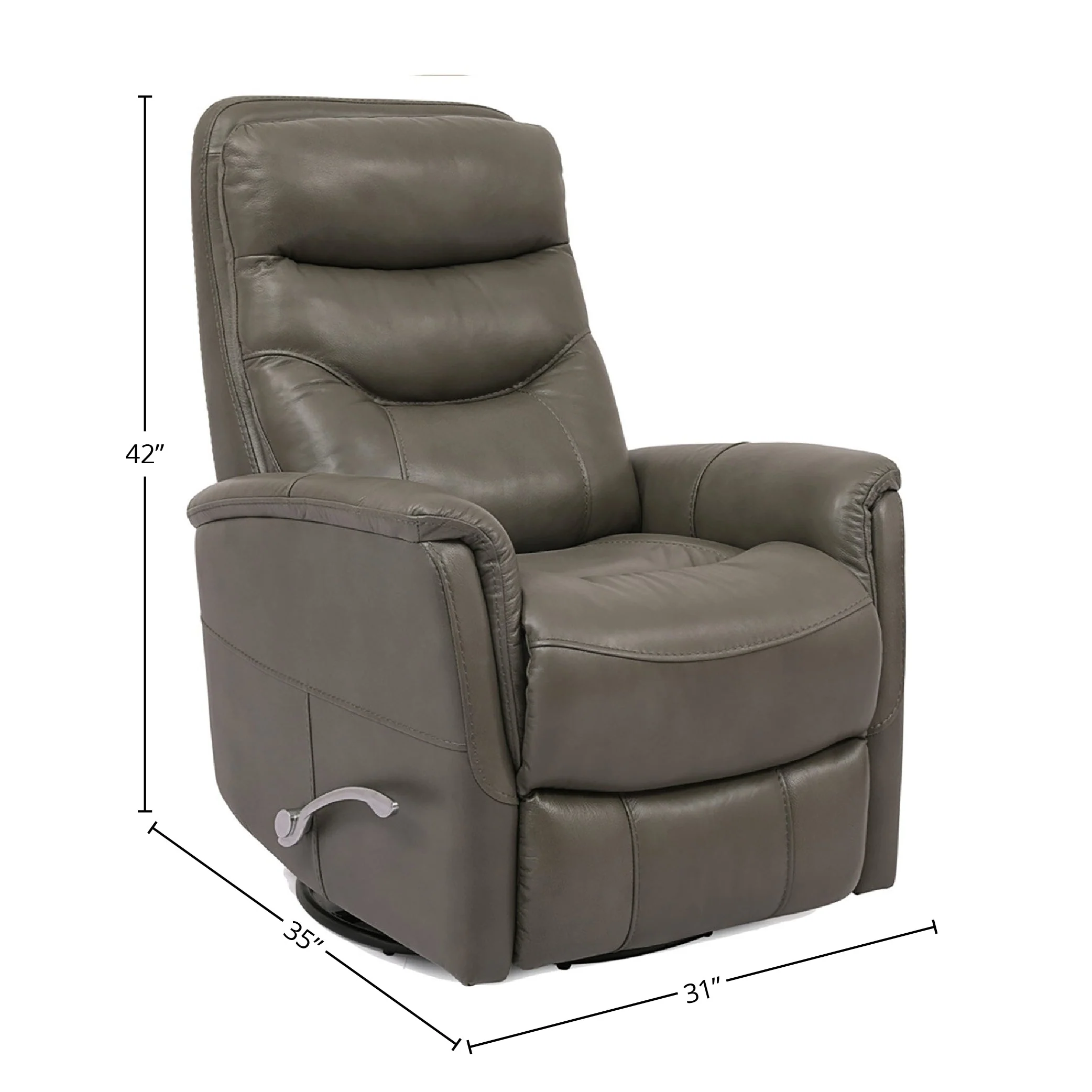 GEMINI - ICE Manual Swivel Glider Recliner - Image 6