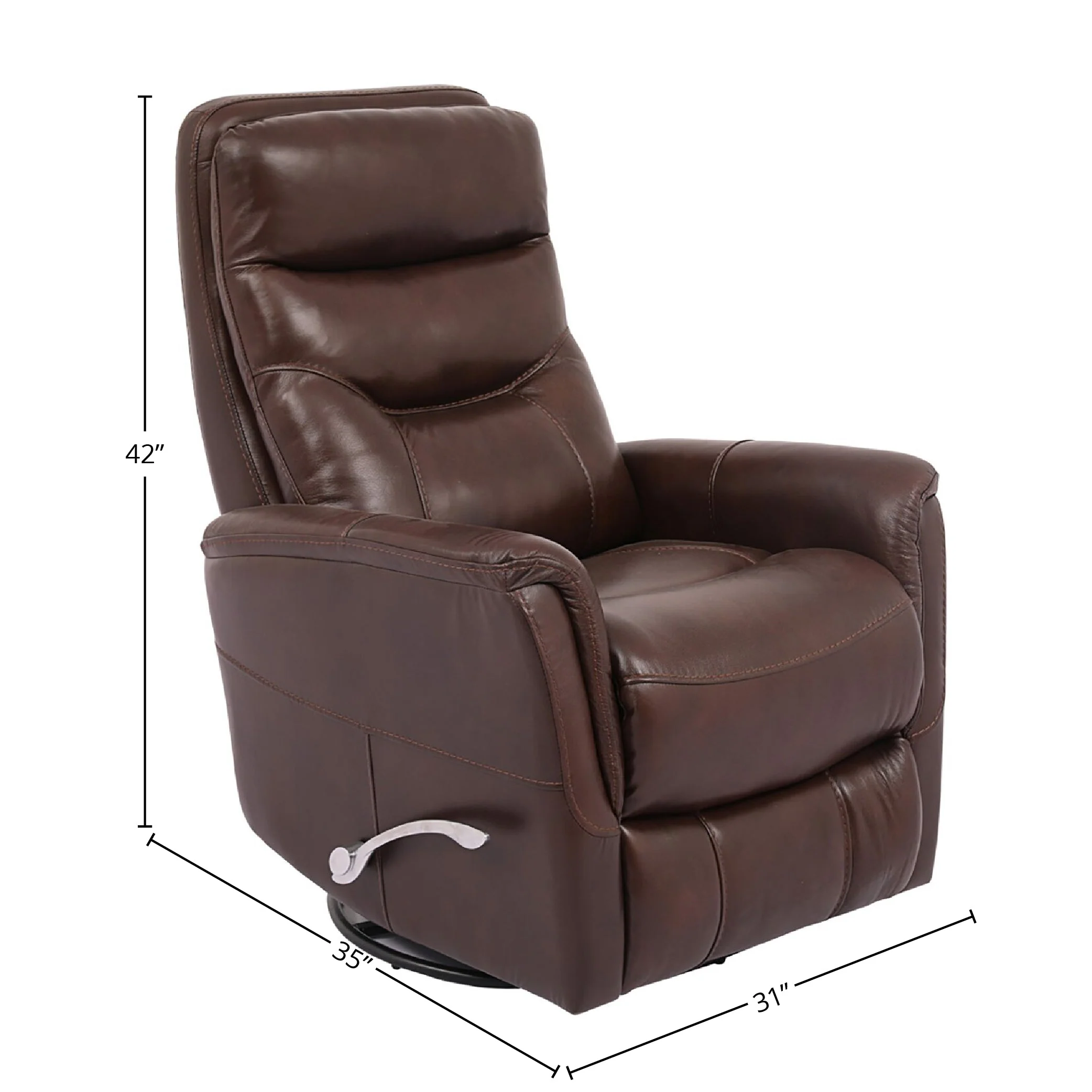 GEMINI - ROBUST Manual Swivel Glider Recliner - Image 6