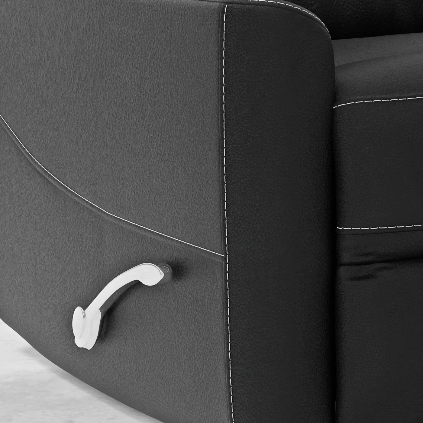 HERCULES - BLACK Manual Swivel Glider Recliner - Image 7