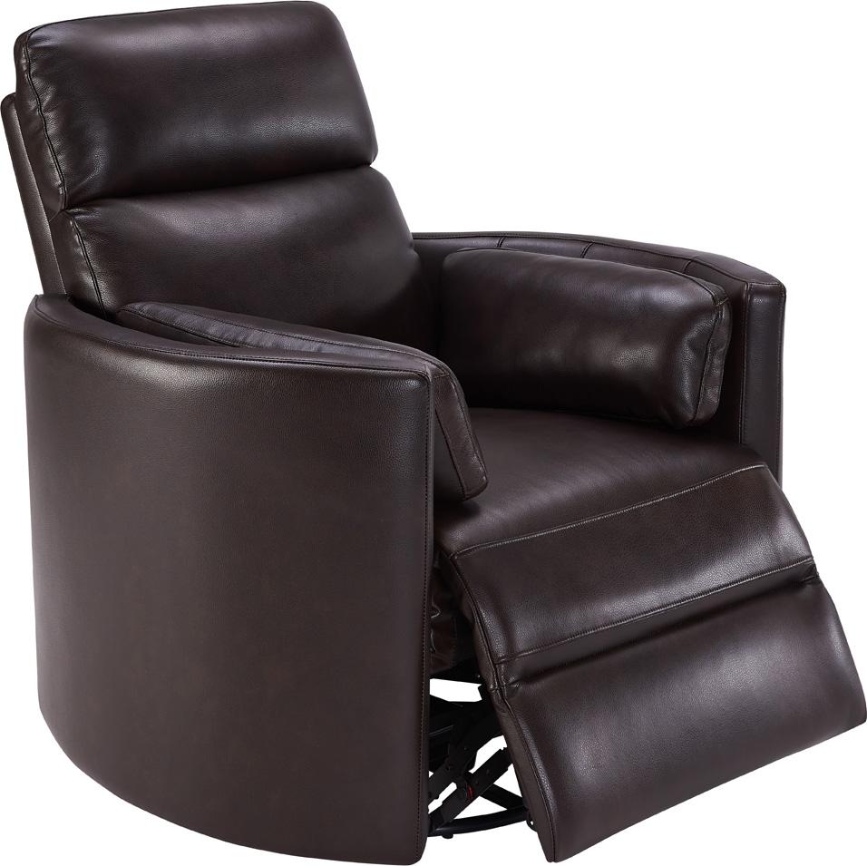 RADIUS - FLORENCE BROWN Powered By FreeMotion Power Cordless Swivel Glider Recliner - Image 3