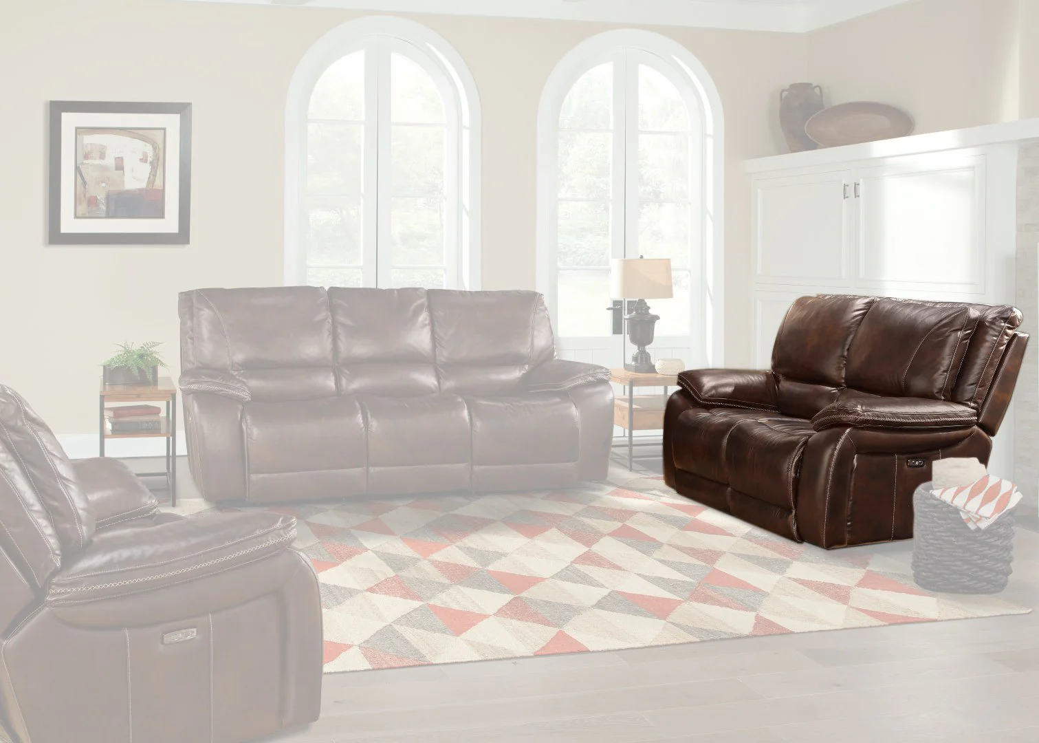 VAIL - BURNT SIENNA Power Loveseat - Image 6