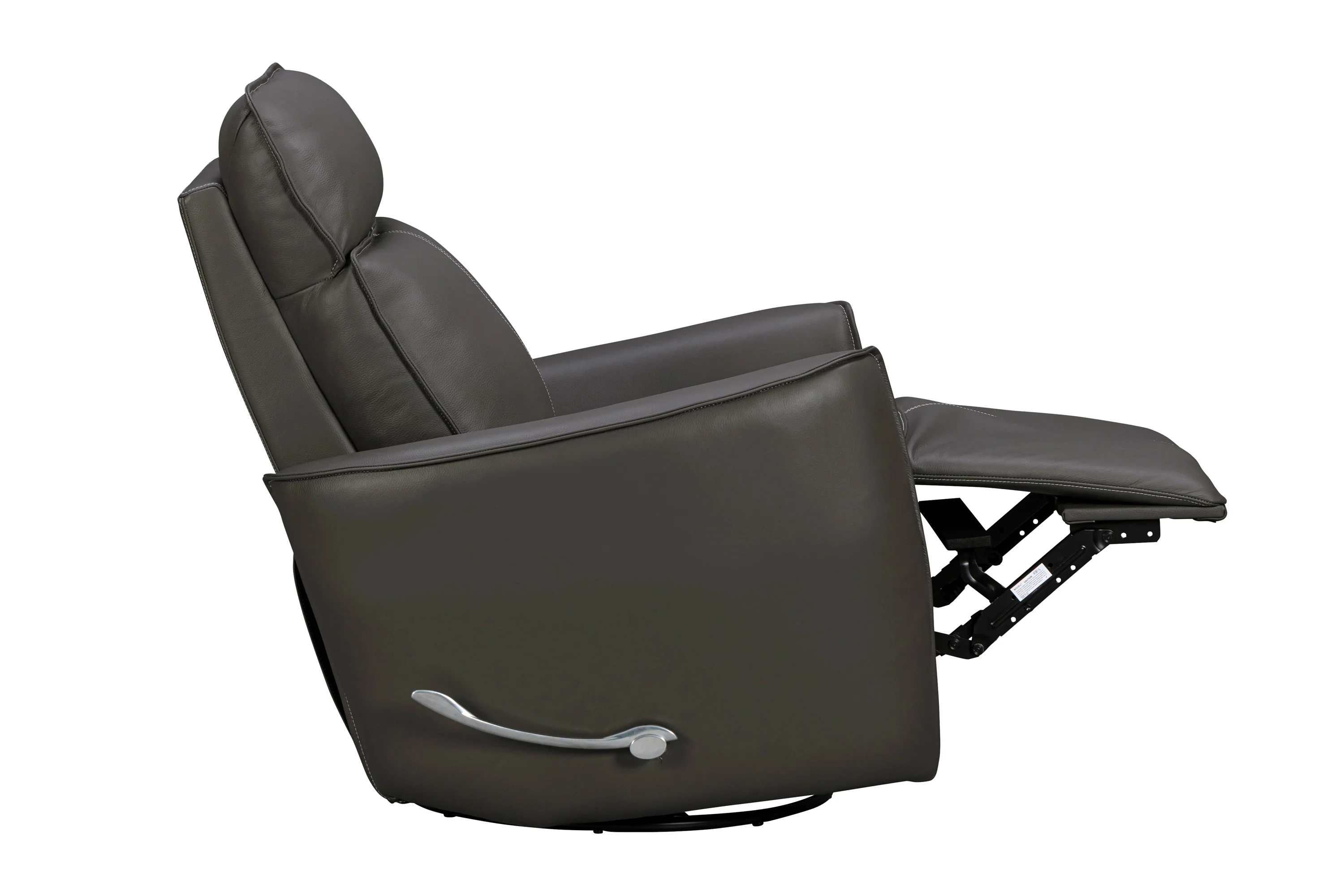 ROXY - ABBY DARK GREY Manual Swivel Glider Recliner - Image 5