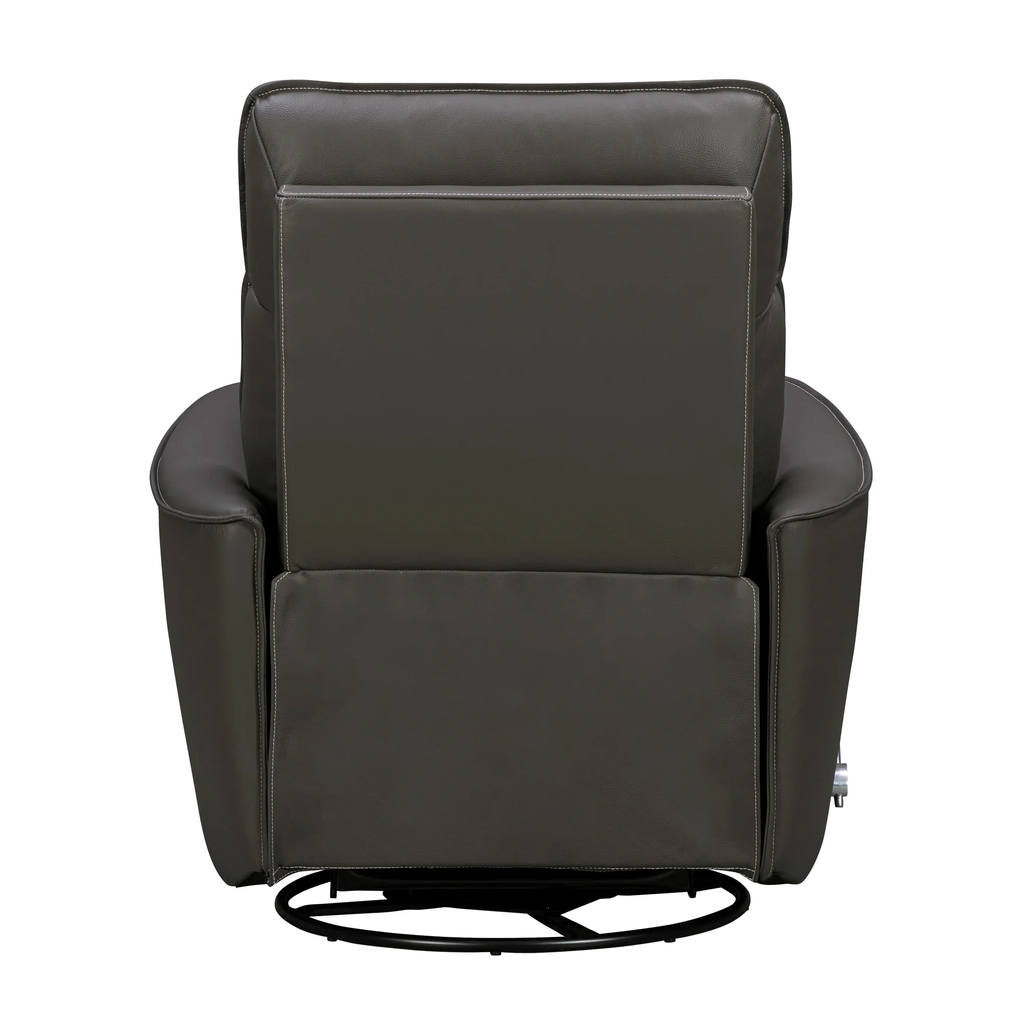 ROXY - ABBY DARK GREY Manual Swivel Glider Recliner - Image 6