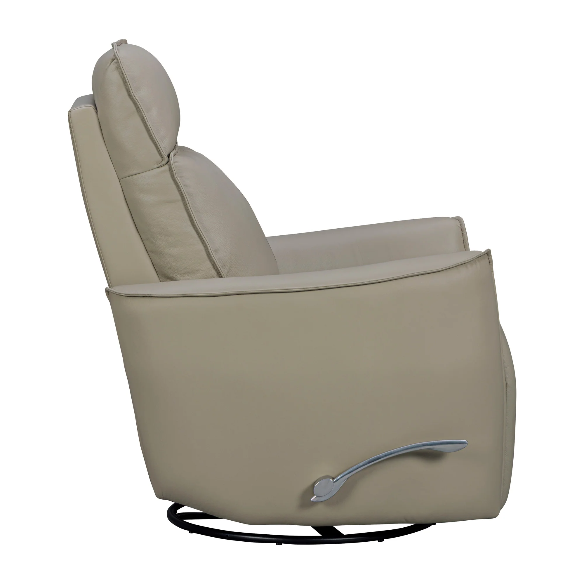 ROXY - ABBY LIGHT GREY Manual Swivel Glider Recliner - Image 3