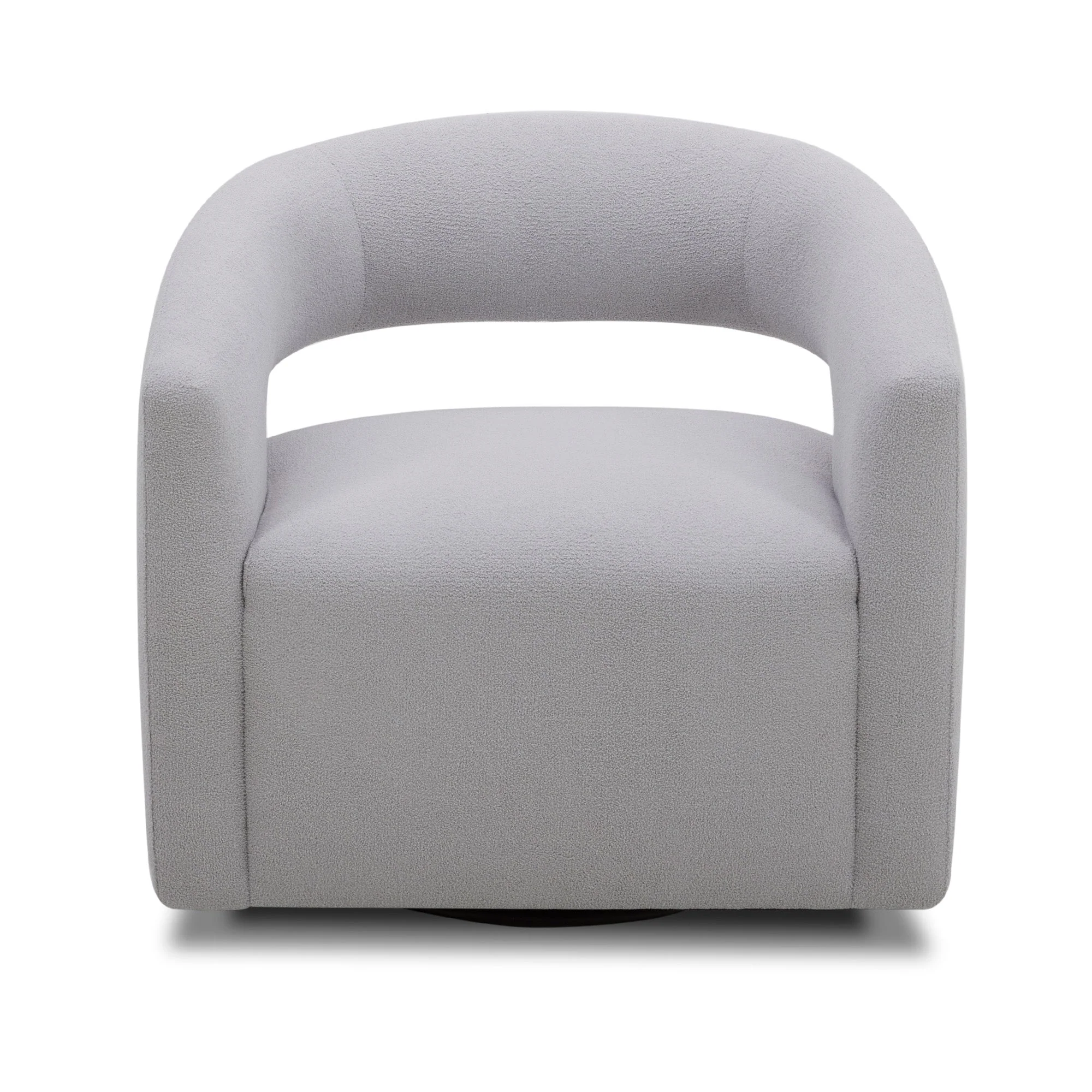 ORBIT - DAME DOVE Open Back Accent Swivel Chair - Image 3
