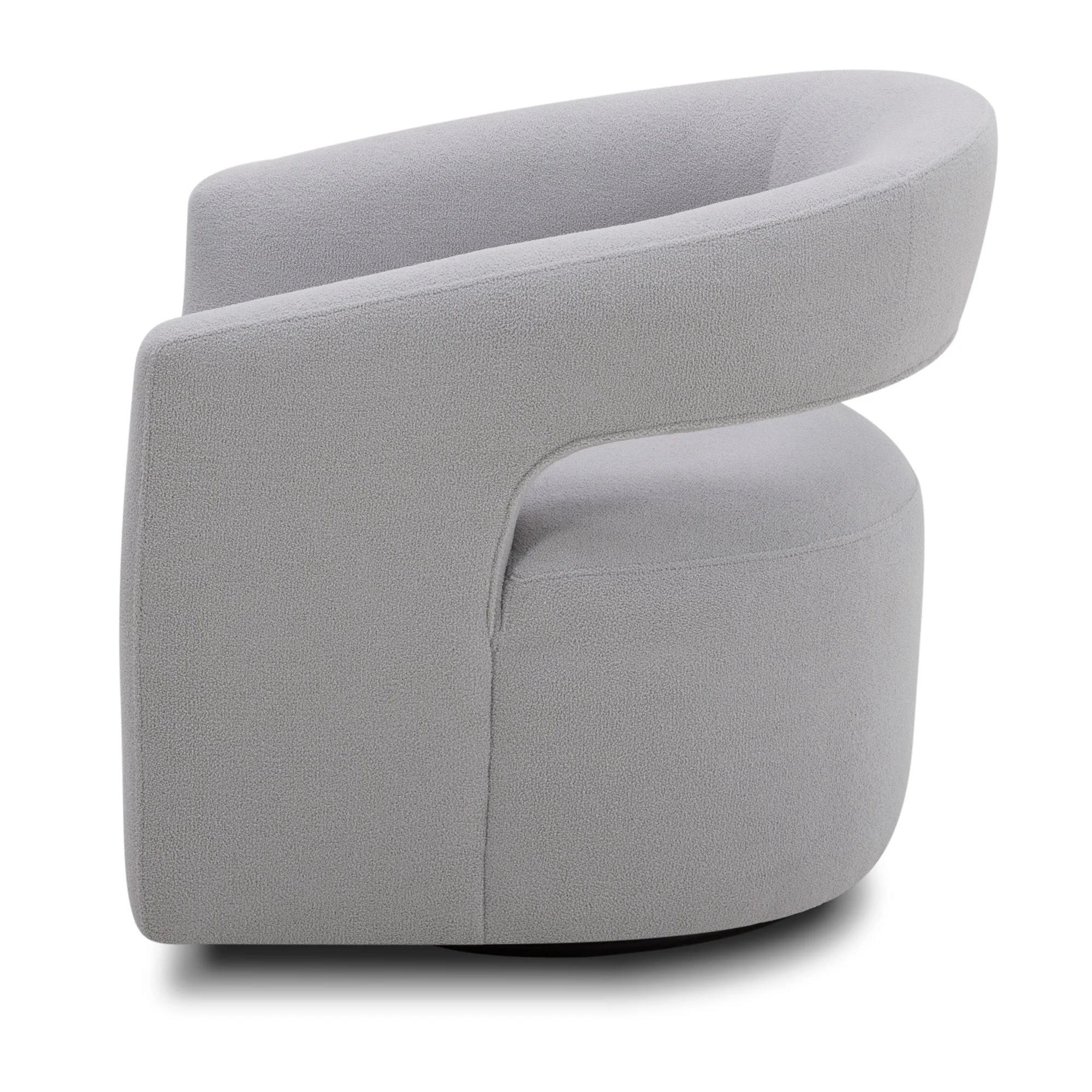 ORBIT - DAME DOVE Open Back Accent Swivel Chair - Image 4