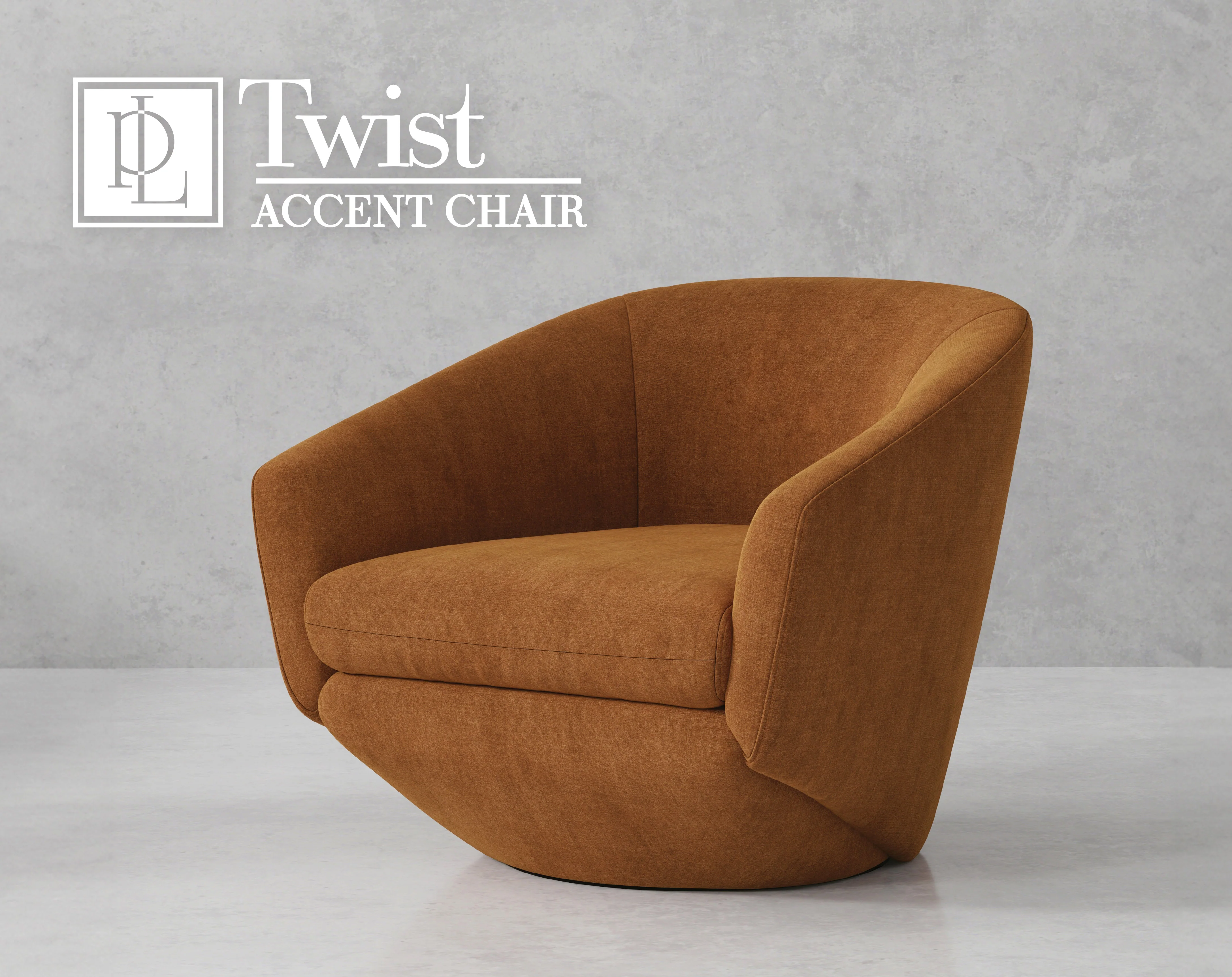 THE TWIST - ELISE RUST Accent Swivel Chair - Image 11
